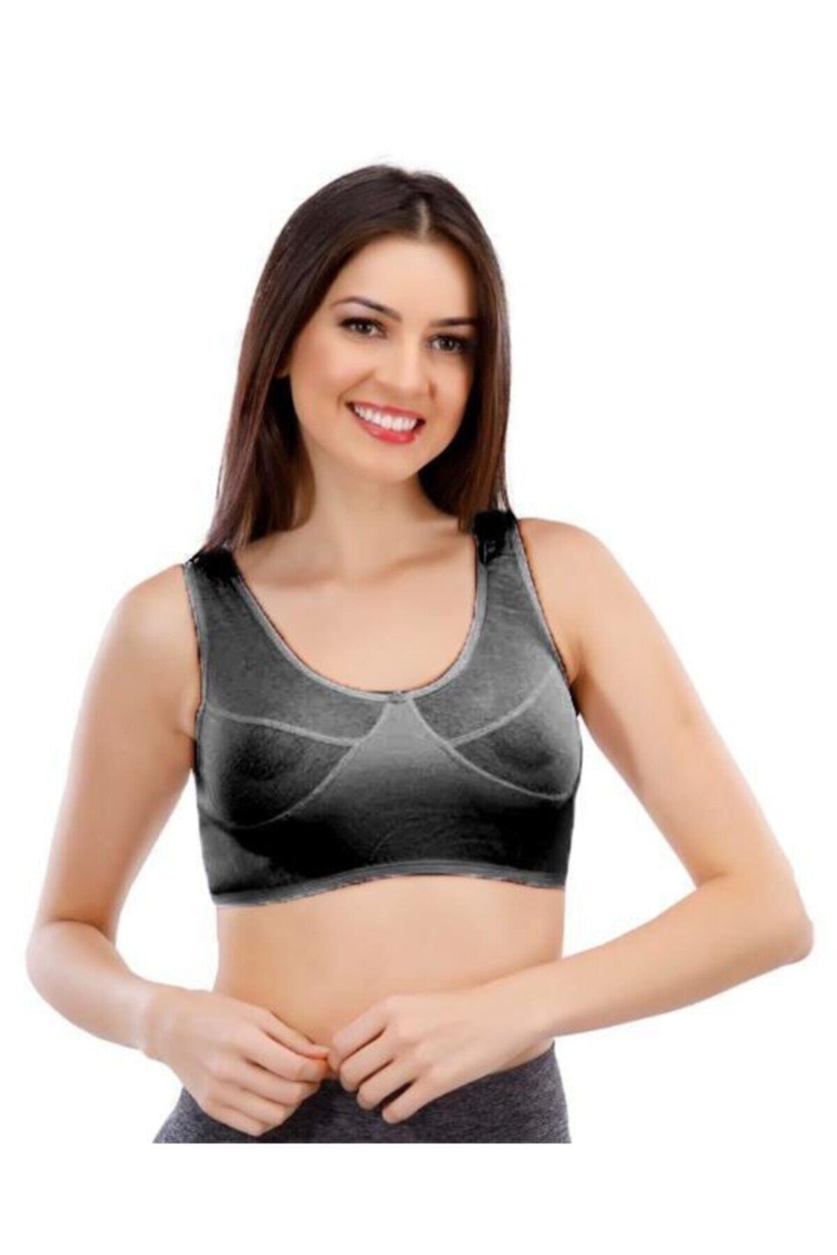 Liza Kadın Siyah Yarım Atlet 3'lü