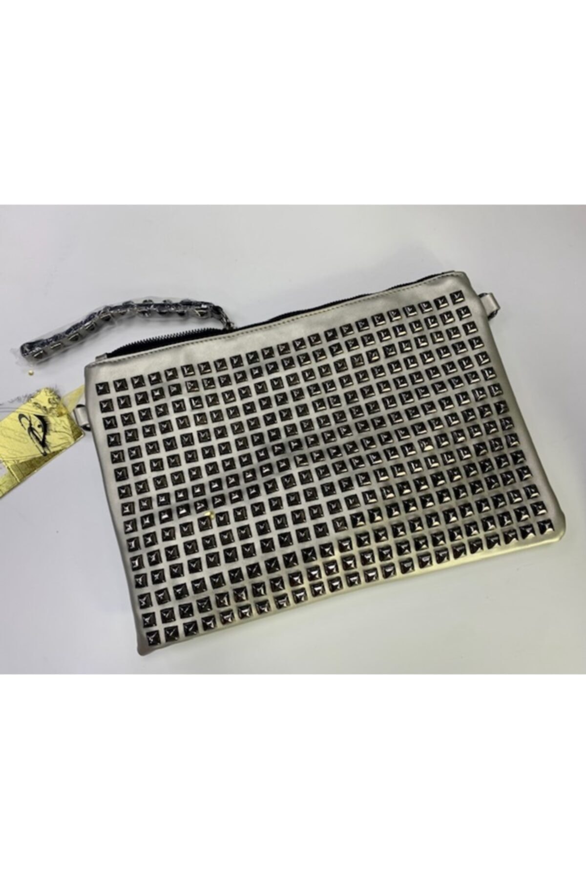 ÇÇS Zımbalı Portfoy El Ve Çapraz Clutch Çanta 16068