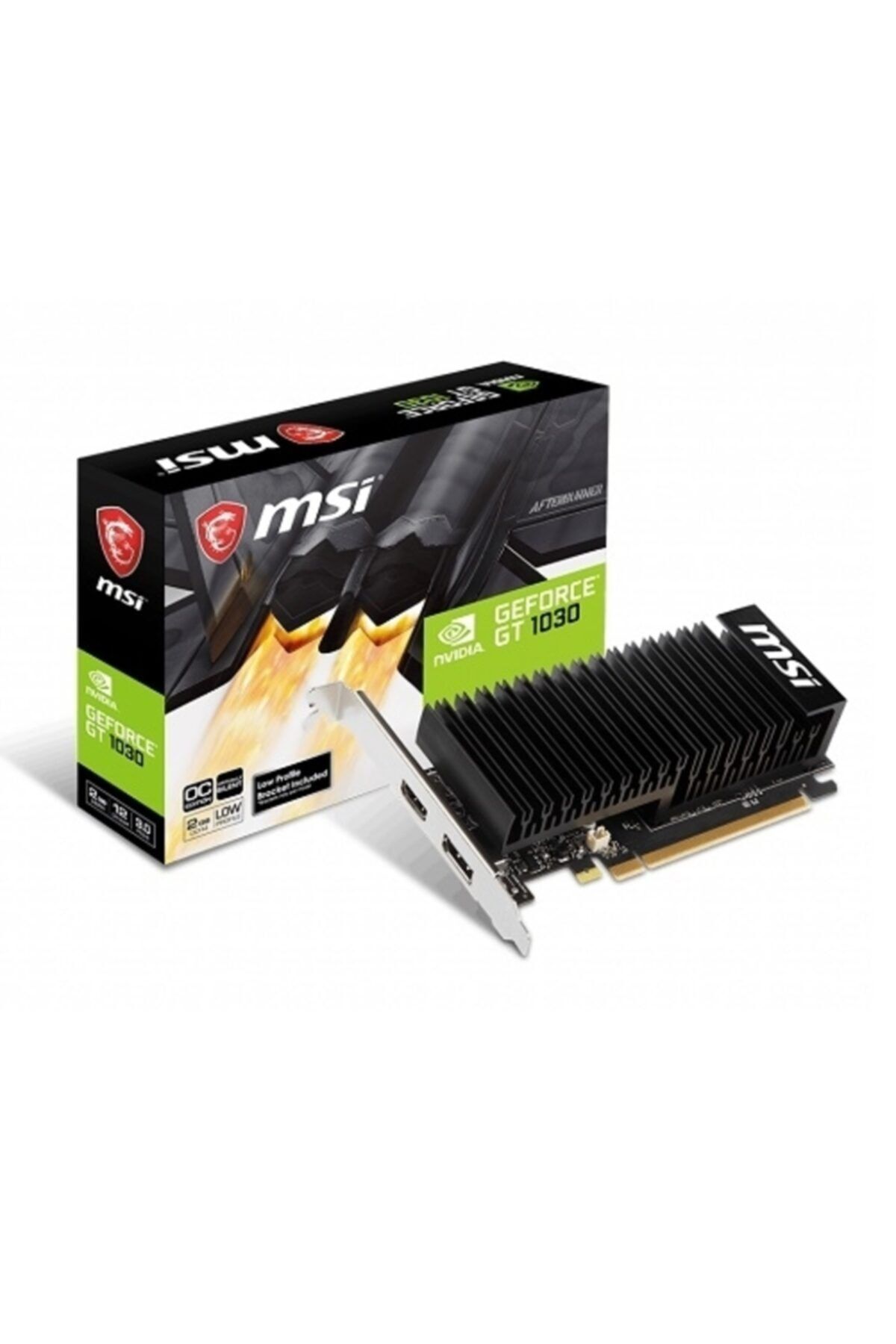 MSI Gt1030 2gb Gt1030-2ghd4 Lp Oc Ddr4 64bit Hdmı Displayport Pcıe 16x V2.0 Fansız