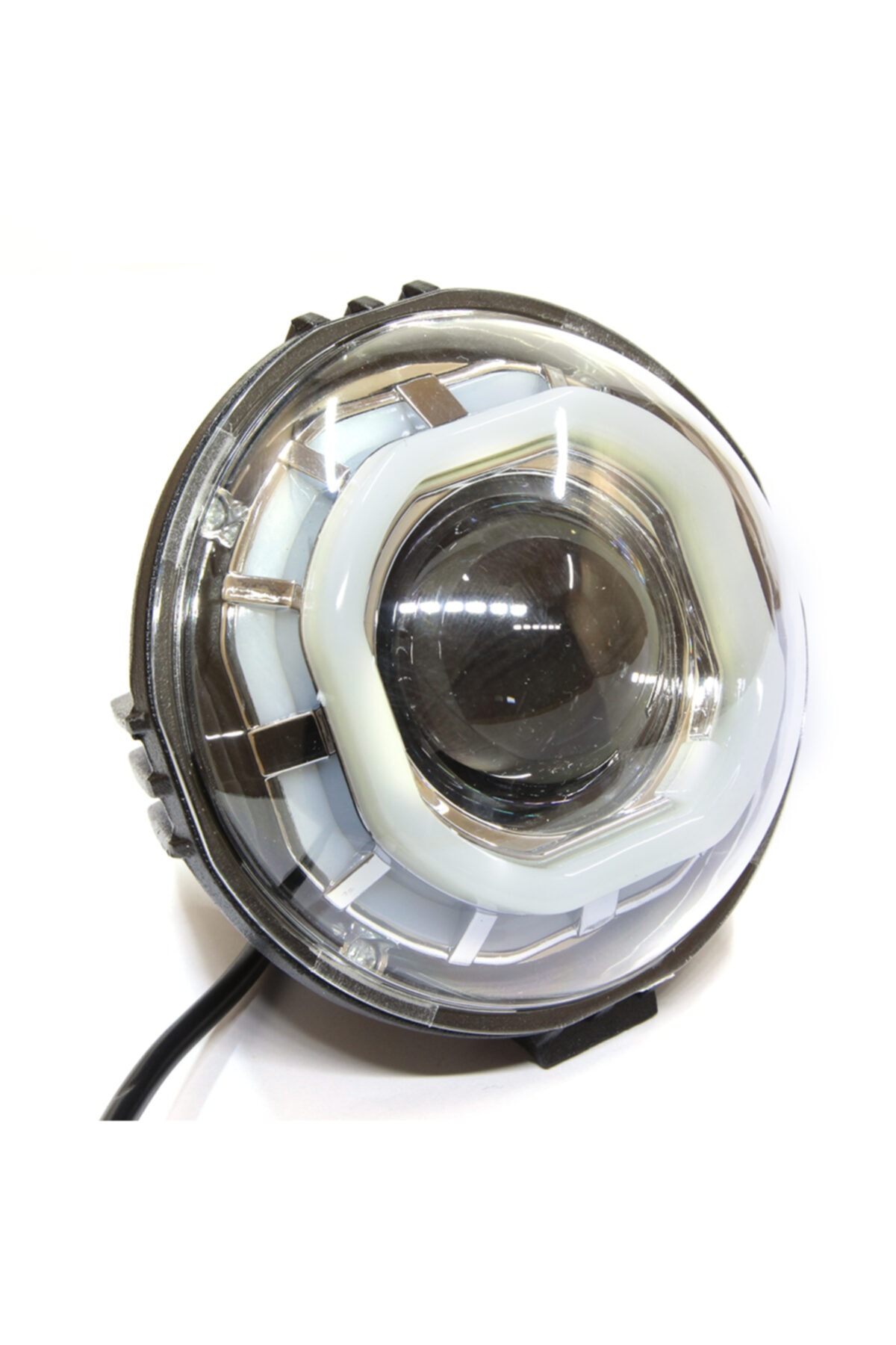 Hsb - 2023 Büyük Oval Mercekli Sis Farı Pembe-mavi