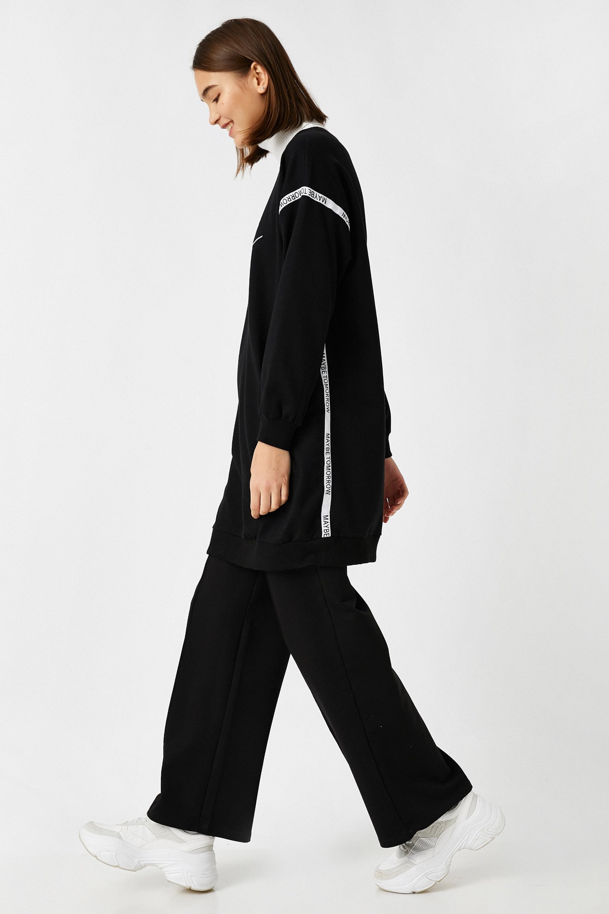 Koton Kadın Siyah Eşofman Altı 1KAL48092OK