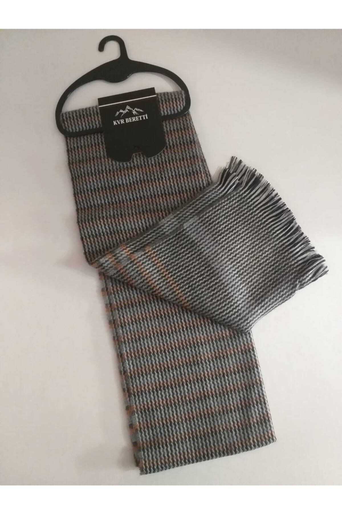 Mirror Erkek Gri Kaşe Atkı