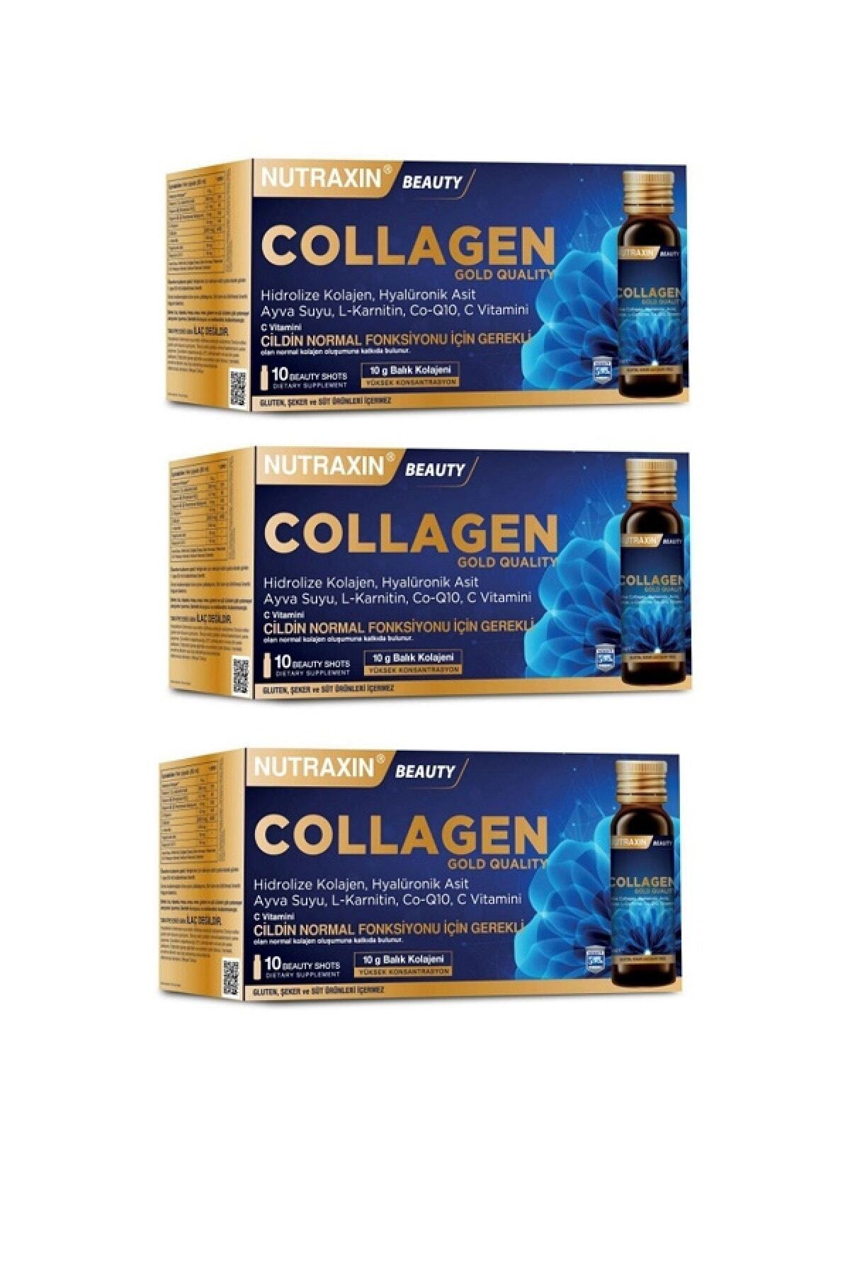 Nutraxin Gold Colagen 10*50 Ml 3 Adet