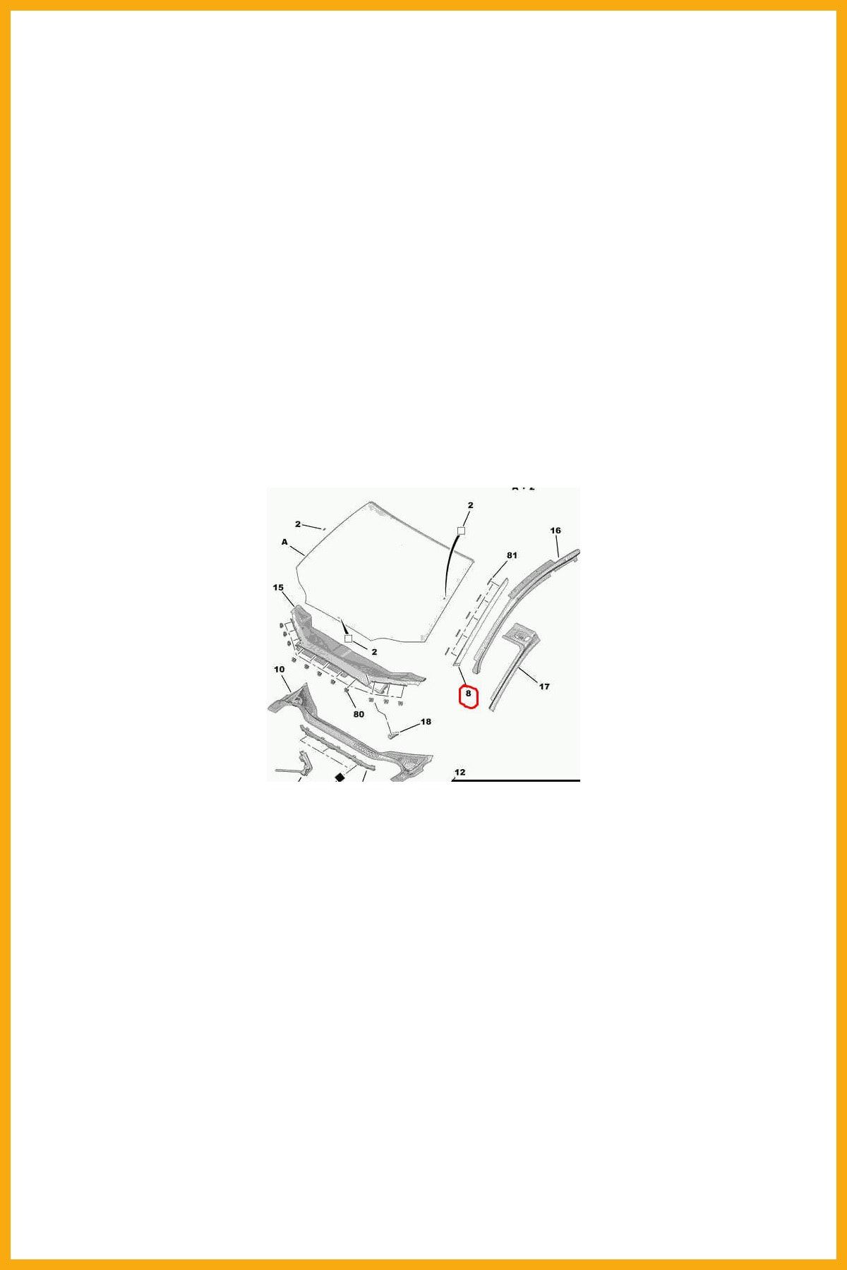 AAVDAN Cam Cıtası Sag C5 X7 (montaj)