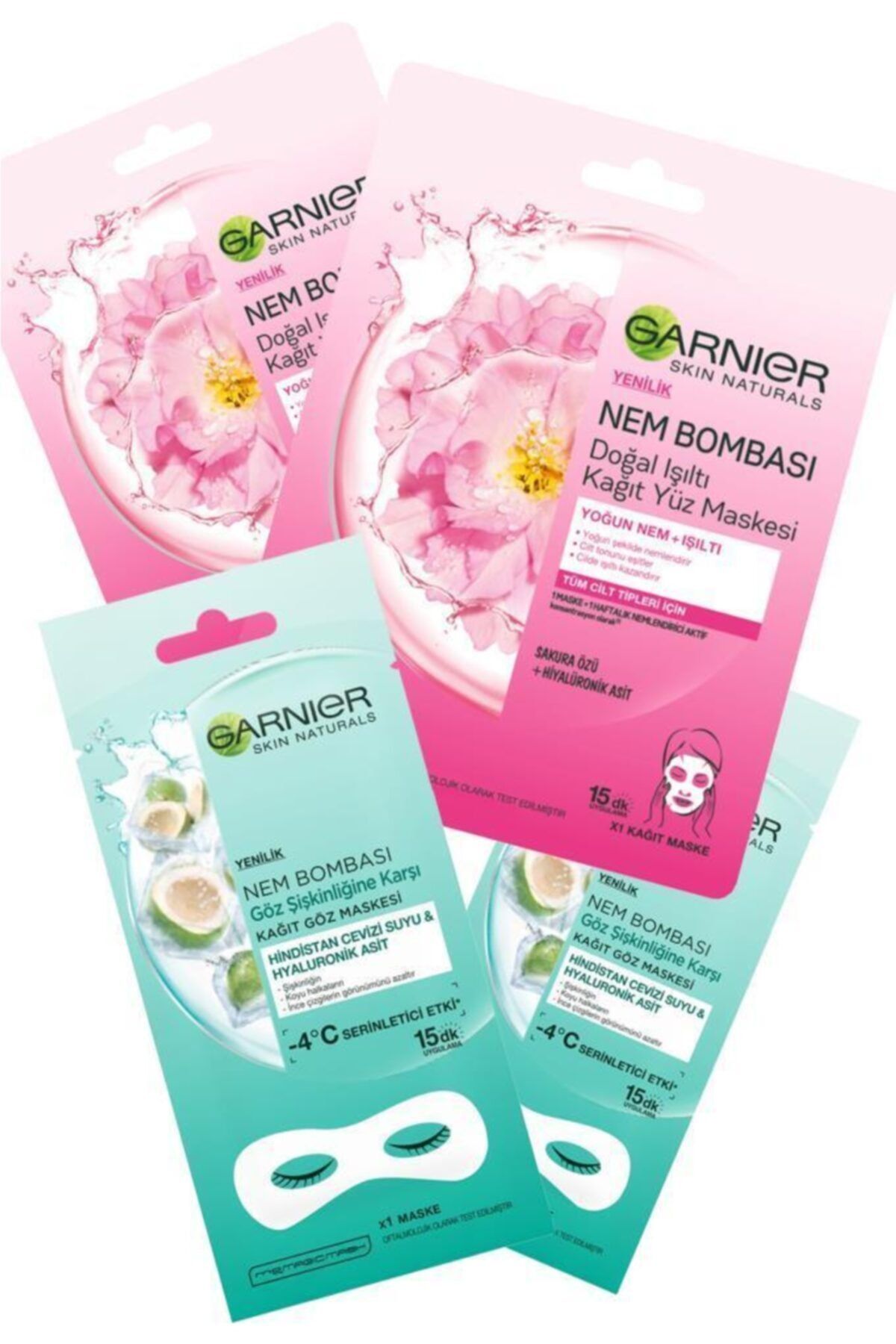 Garnier Yüz Ve Göz Maskesi Doğal Işıltı