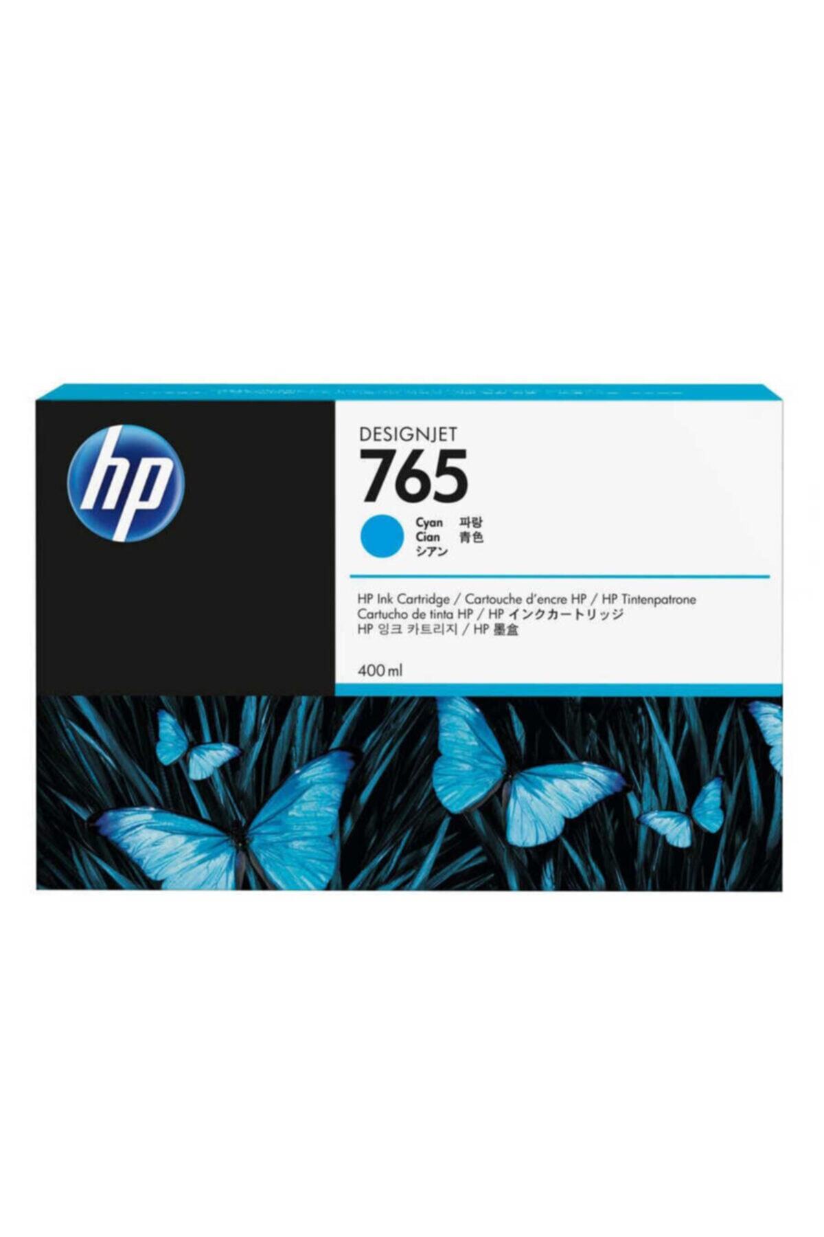 HP 765-f9j52a Mavi Orjinal Kartuş