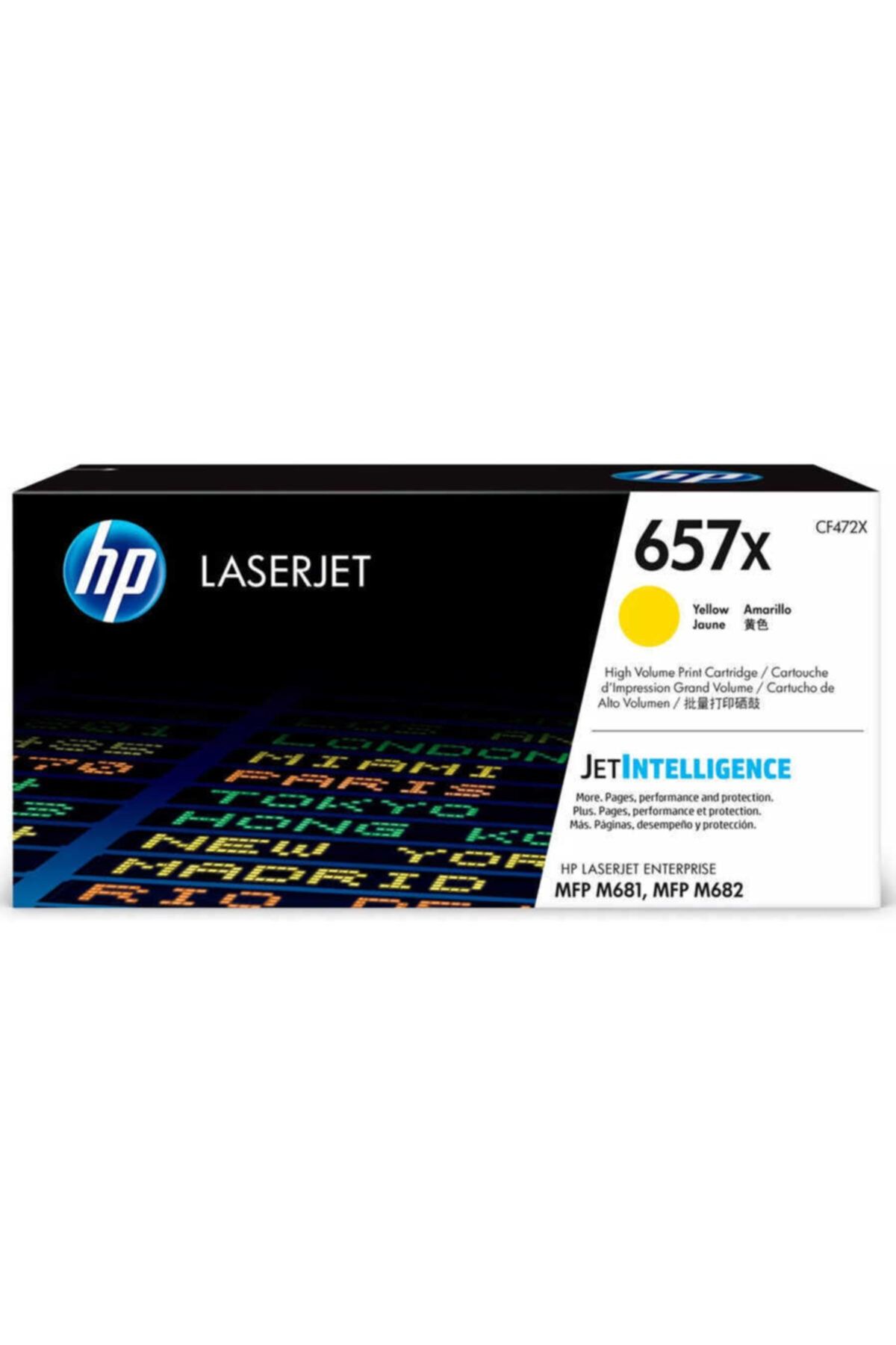 HP 657x-cf472x Sarı Orjinal Toner Yüksek Kapasiteli