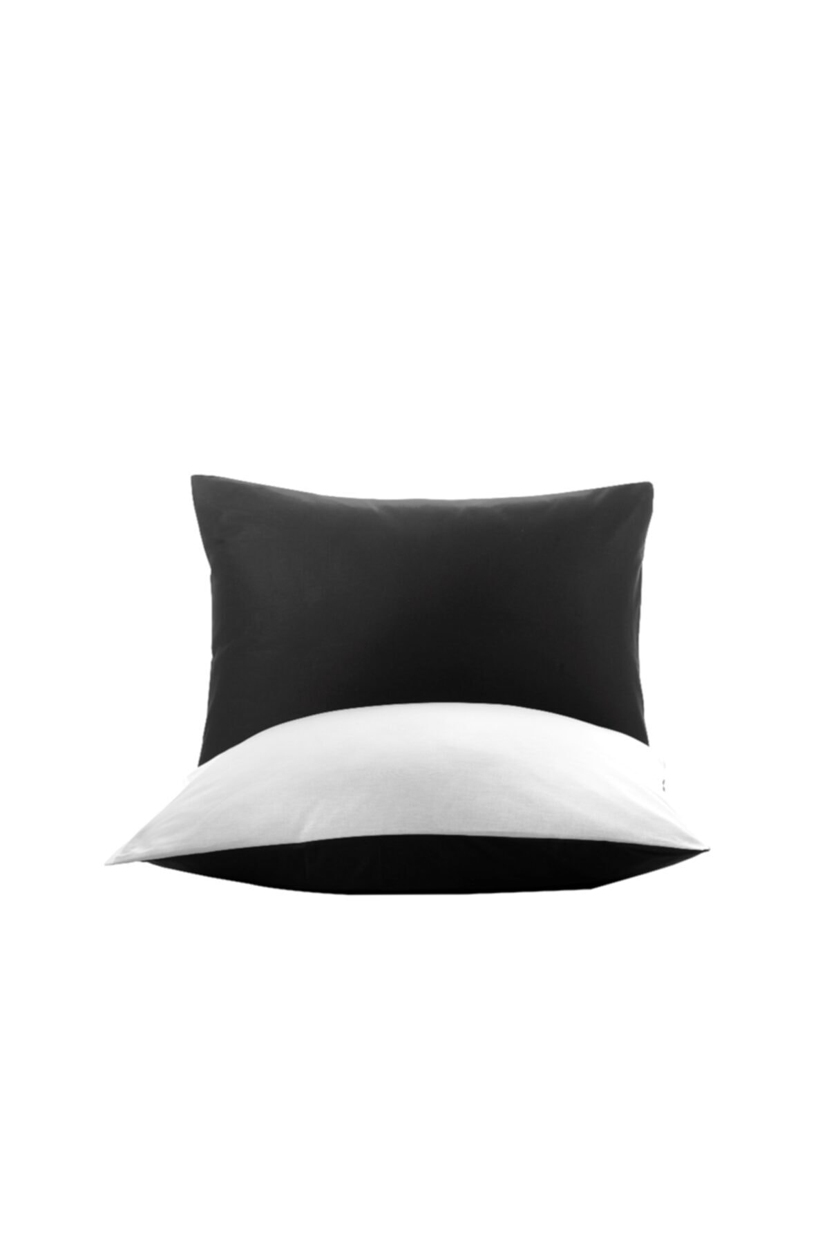 Weekend Home Çift Yüzlü Yastık Kılıfı Seti Siyah/beyaz