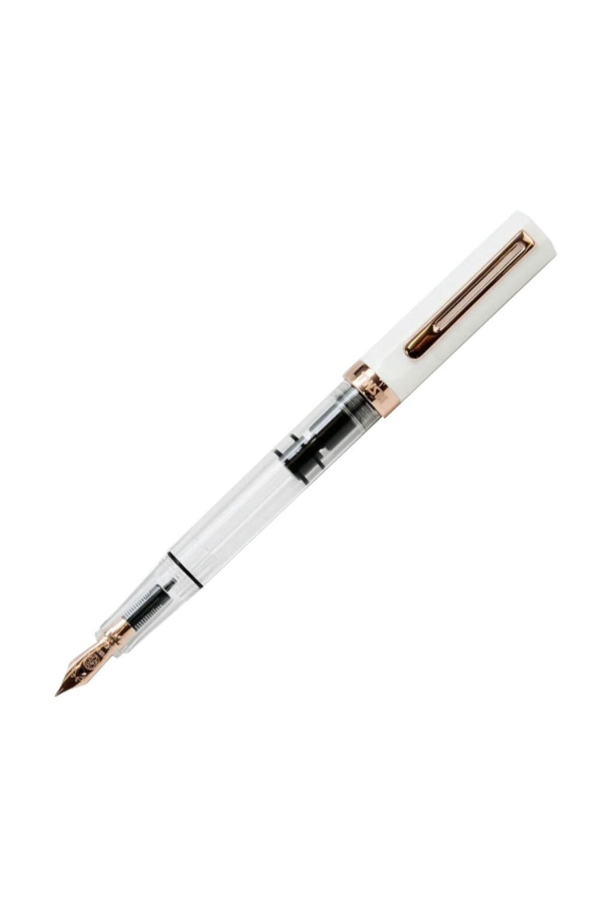 Twsbi Eco White Rose Gold Trim Dolma Kalem B M7447730