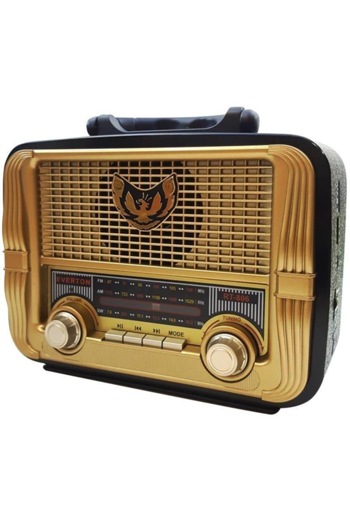 AlanMemnun Everton Rt-806bt Usb-sd-fm-bluetooth Nostaljik Radyo