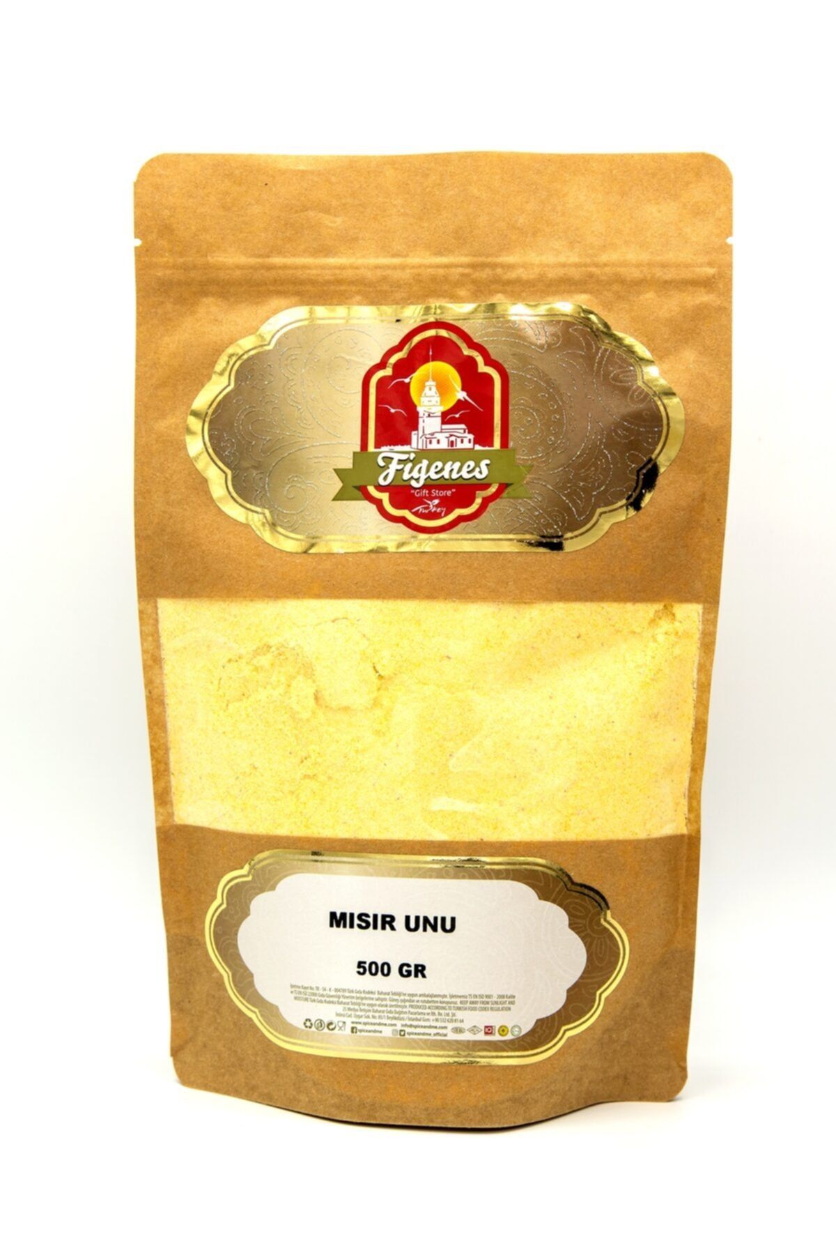Figenes Mısır Unu Kraft Paket 500 Gr
