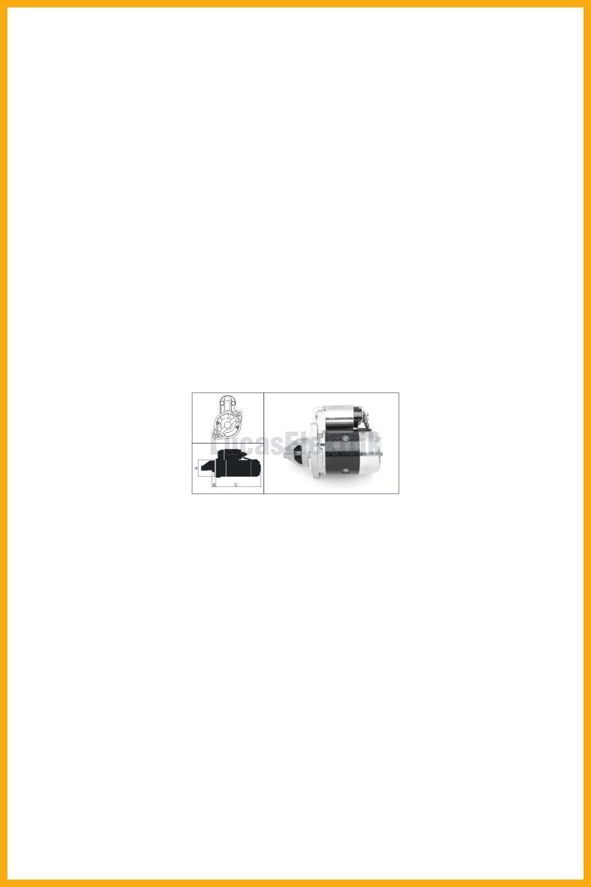 AAVDAN Mars Motoru 12v 0,9kw 8dıs Eaton Hyster Tmc