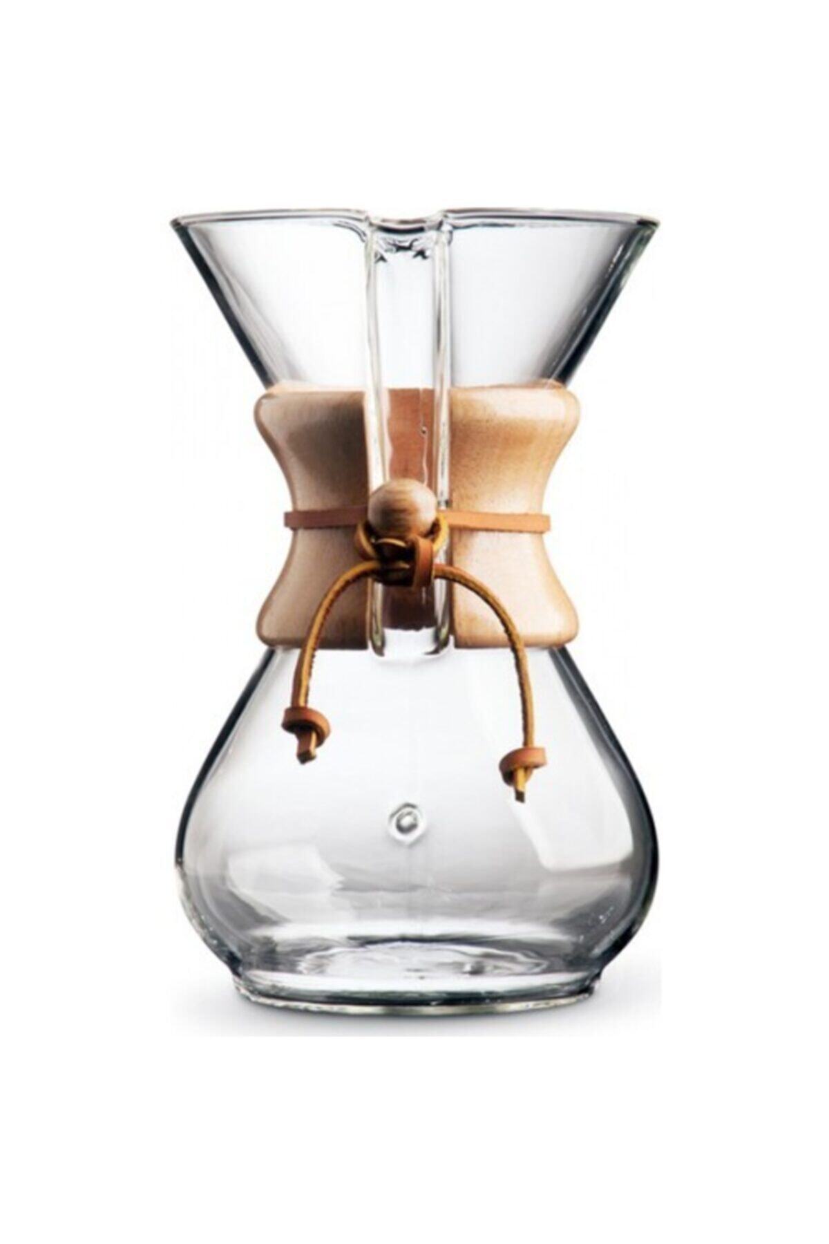 Epinox Chemex 6 Cup Kahve Demleme Ekipman 800 ml Borosilikat Cam