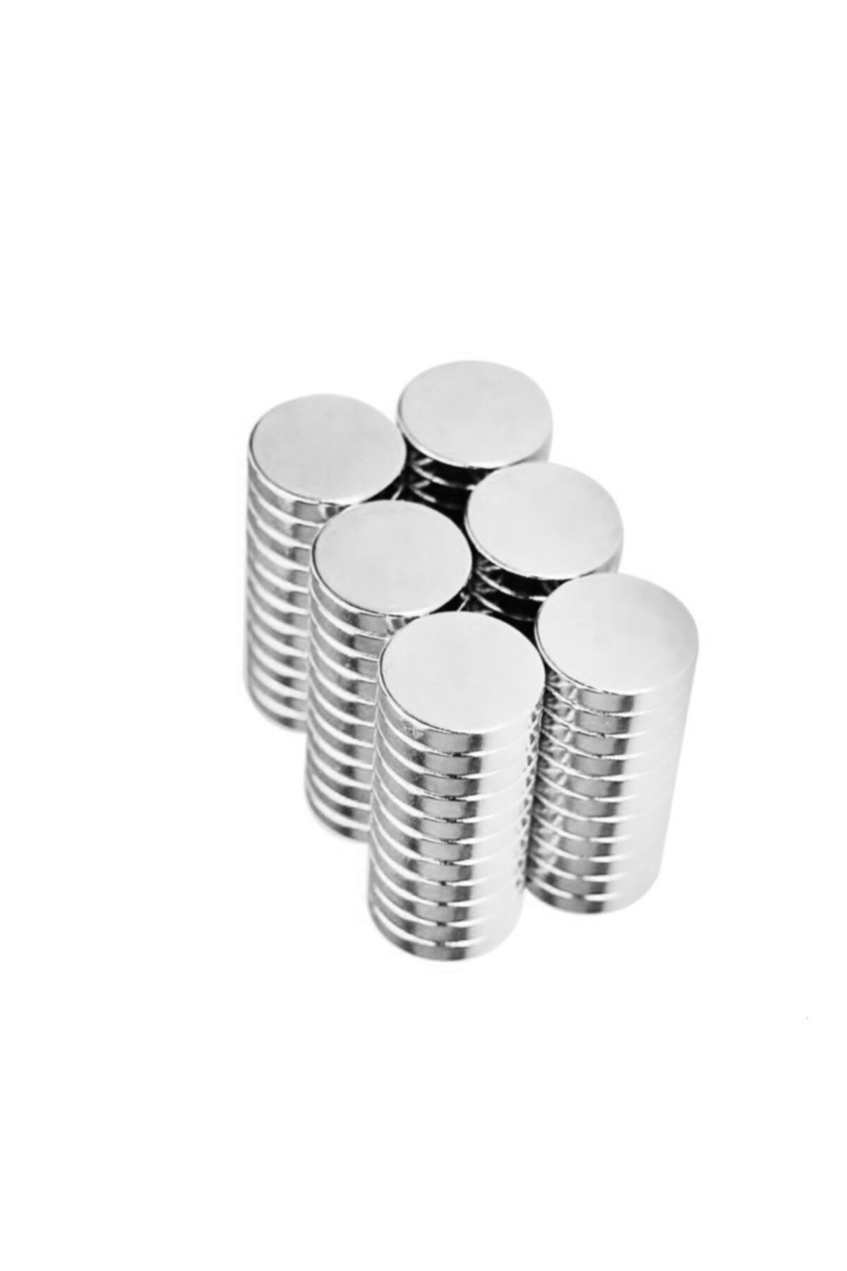Mıknatıs Market Yuvarlak Güçlü Neodyum Mıknatıs 15x3 mm 10 Adet