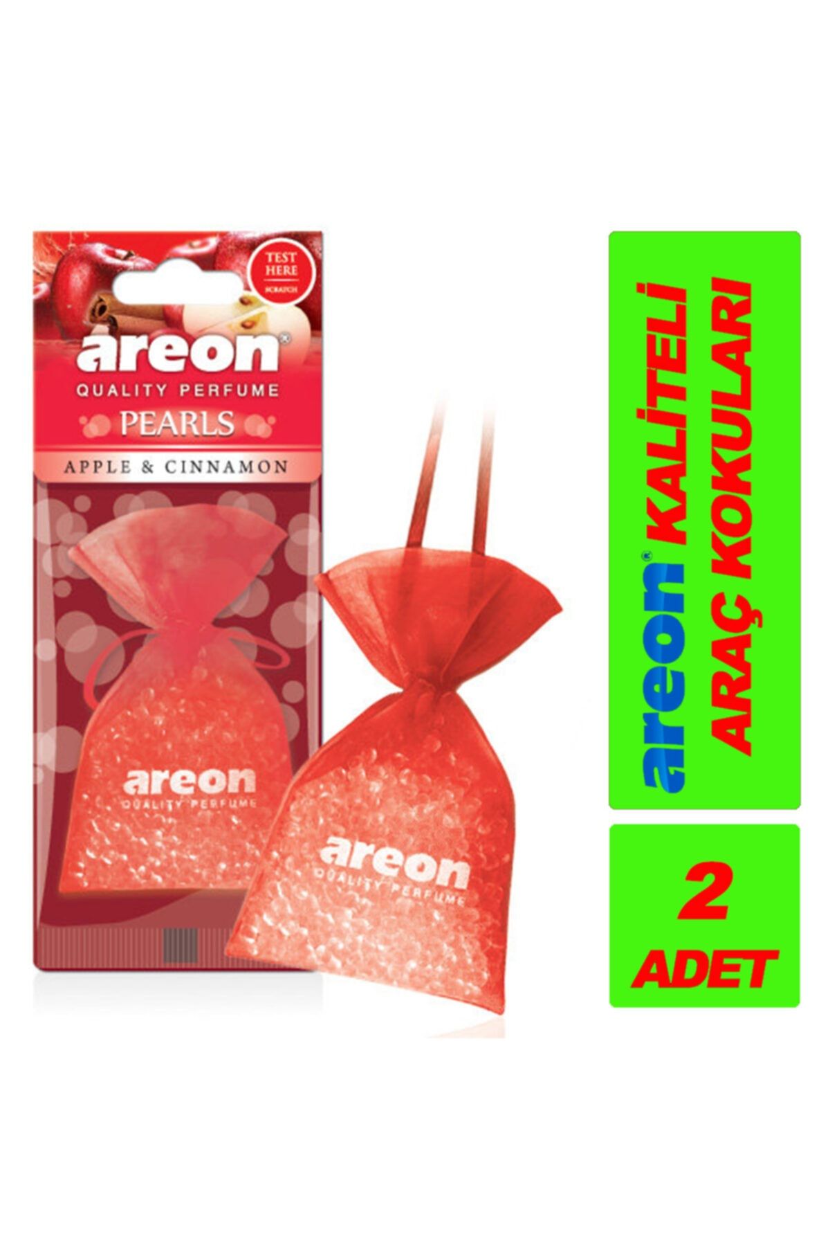 Areon Pearls Apple Cınnamon ''2 Adet'' (kaliteli Araç Kokusu)