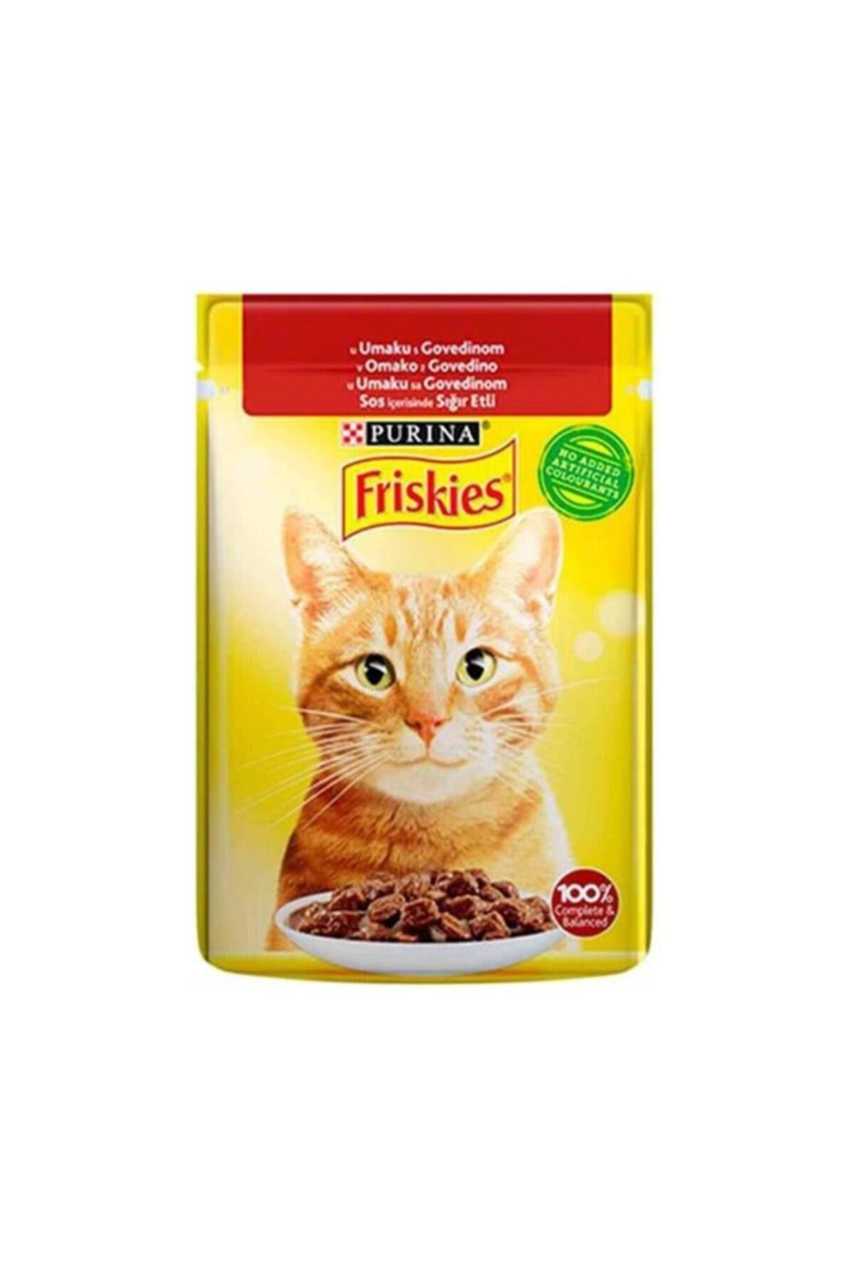 Friskies Purina Sığır Etli Kedi Maması 12 Adet