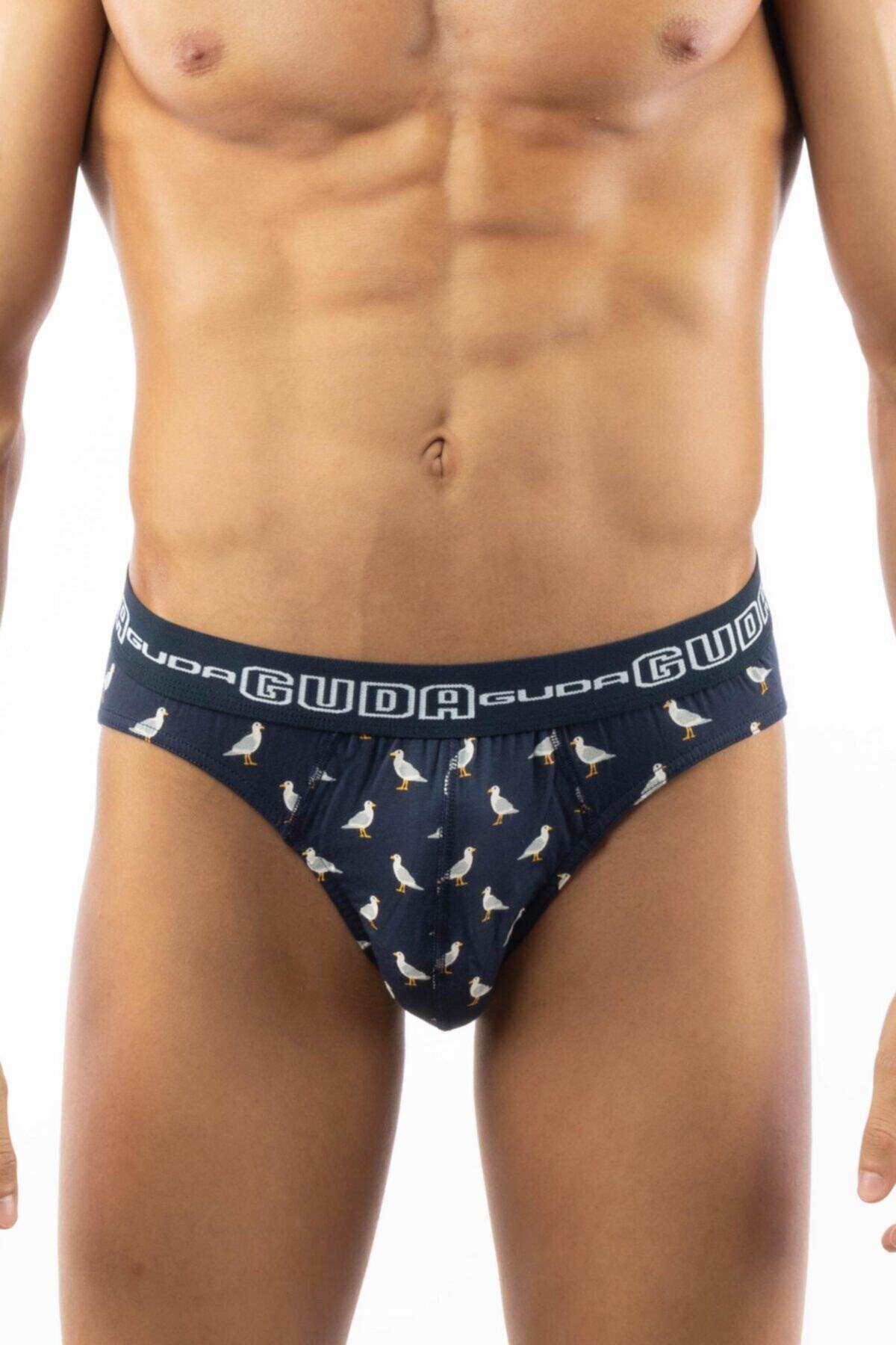 Guda Erkek Slip Kuş Desenli 136
