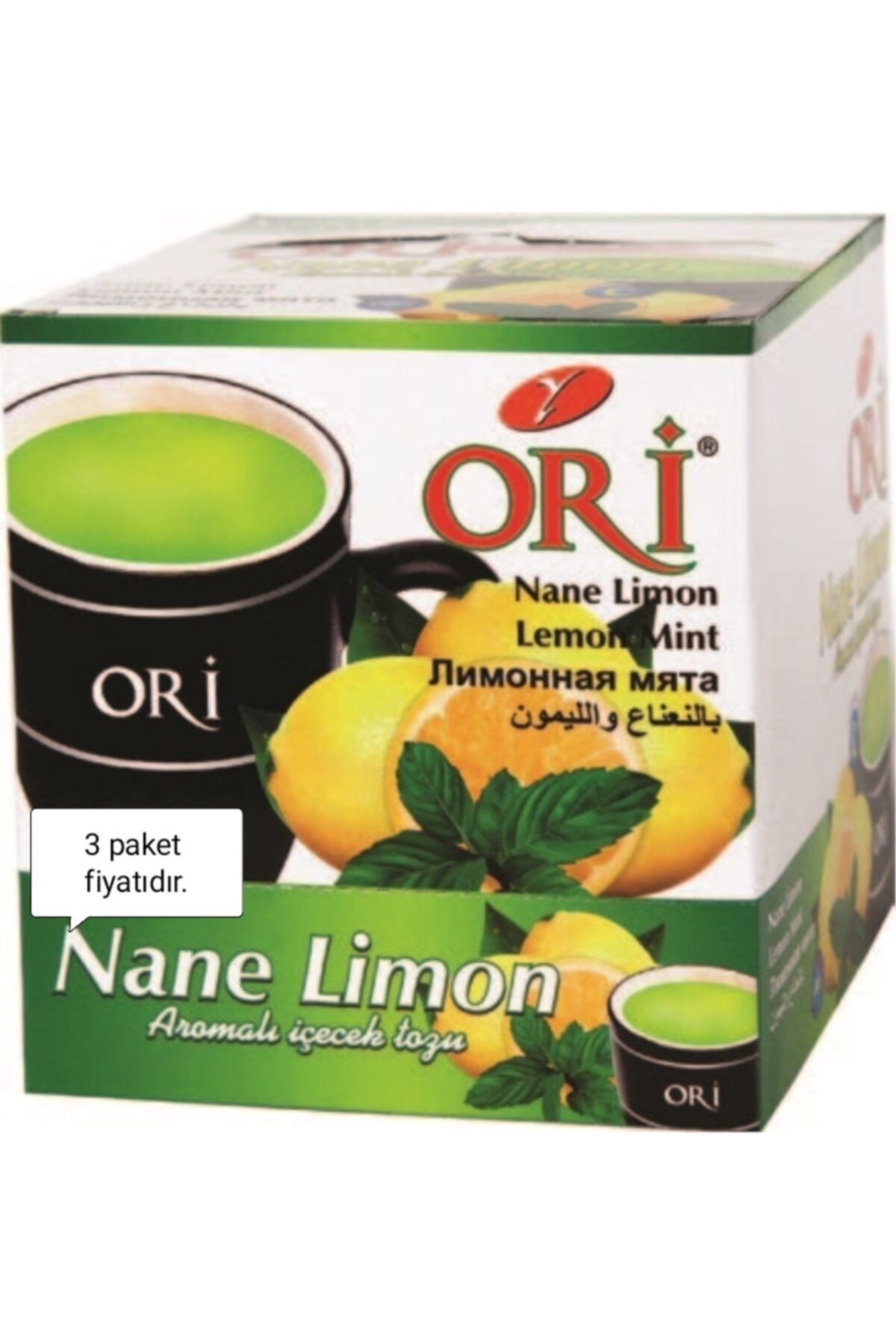 Ori Aromalı Nane Limon Toz Içecek