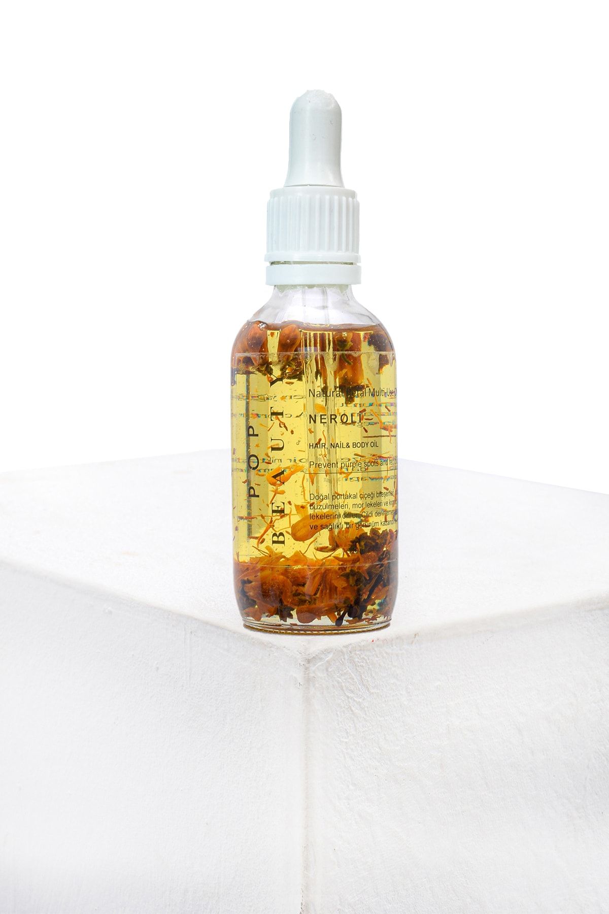 POP Beauty Kuru Portakal Çiçeği Yağı (vücut, Saç, Tırnak) -tatlı Badem, Zeytin Ve Jojoba Tohumu Yağları, 50 Ml