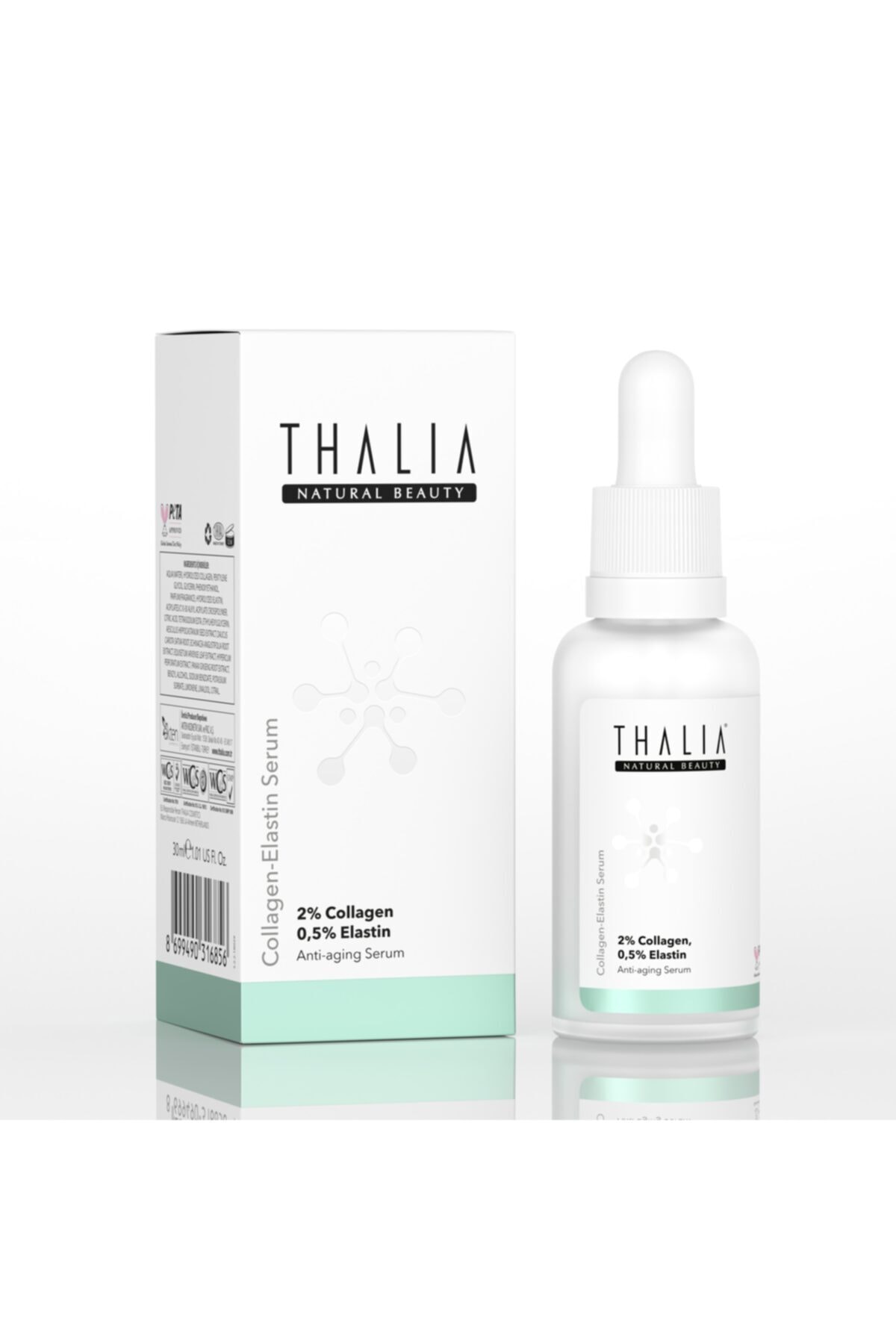 Thalia Peptit Içerikli Yaşlanma Karşıtı Cilt Bakım Serumu %2 Collagen & %0,5 Elastın - 30 Ml