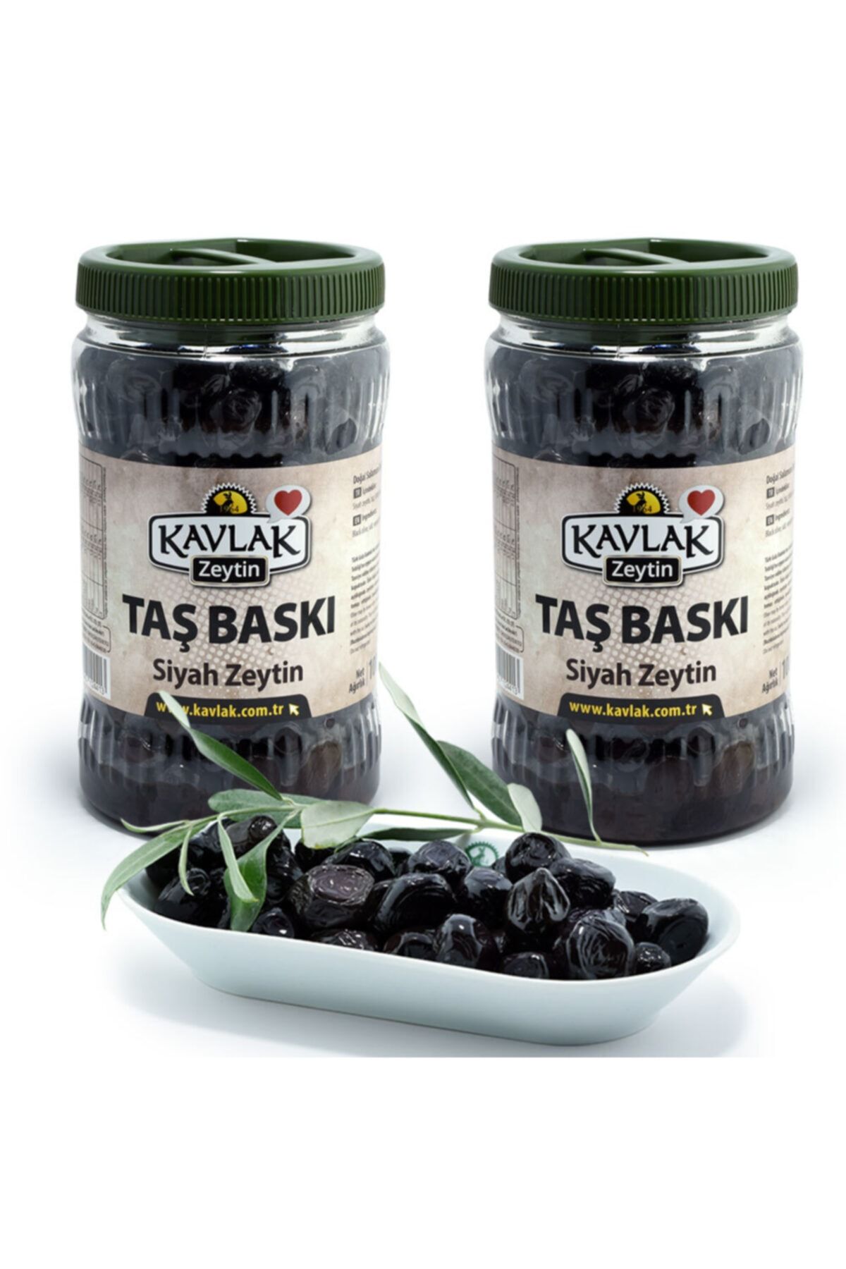 Kavlak Zeytin Kavlak Taş Baskı Gemlik Siyah Zeytin 1 Kg 2'li Özel Fiyat