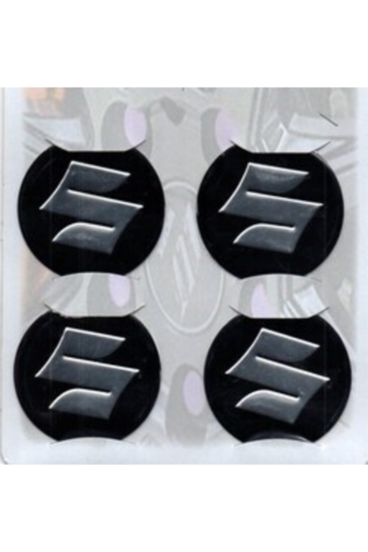 BoostZone Suzuki Siyah Alüminyum Yapıştırma Jant Göbeği 4lü 60mm