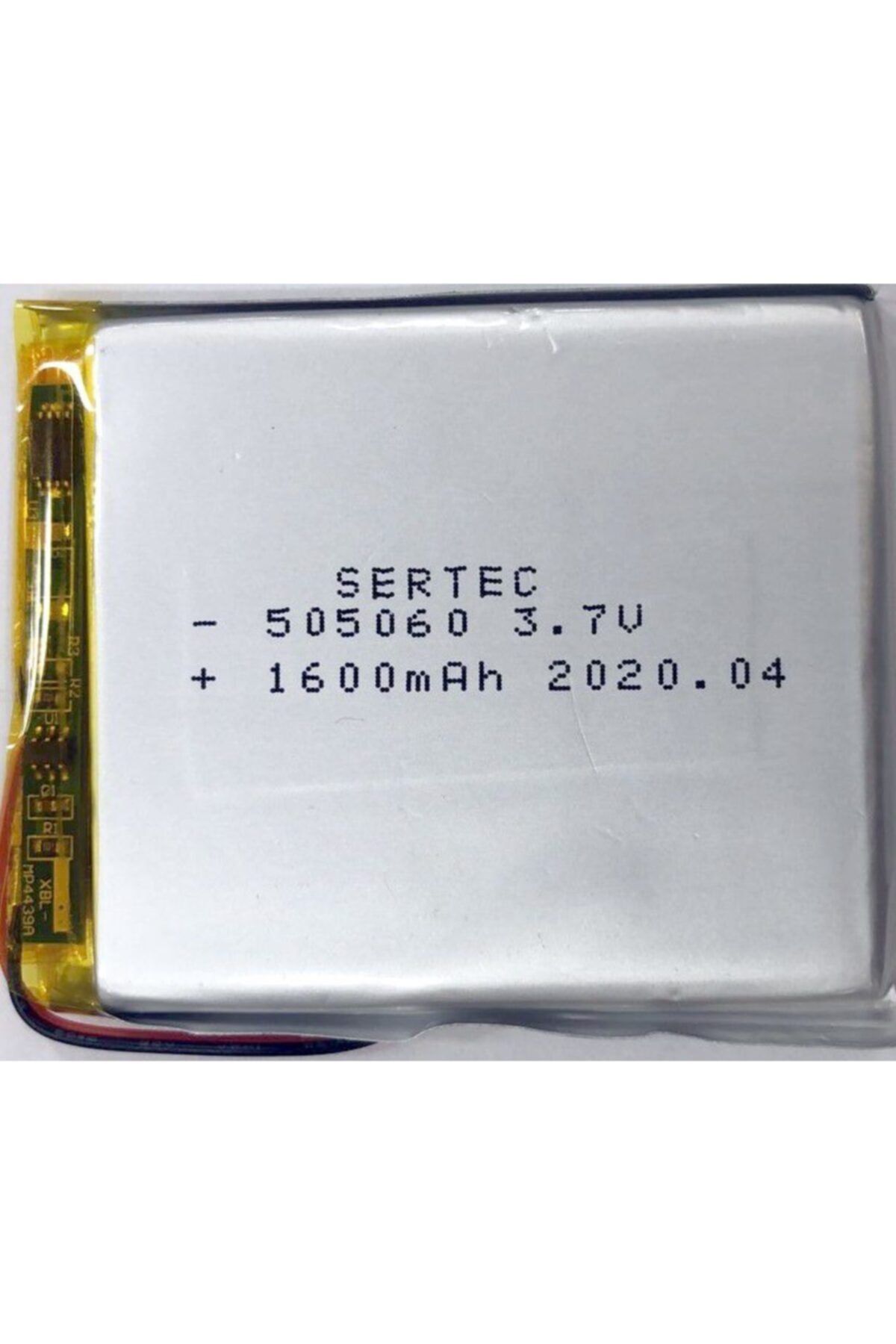 Sertec Lipo Polimer 505060 3.7v 1600mah Batarya Pil