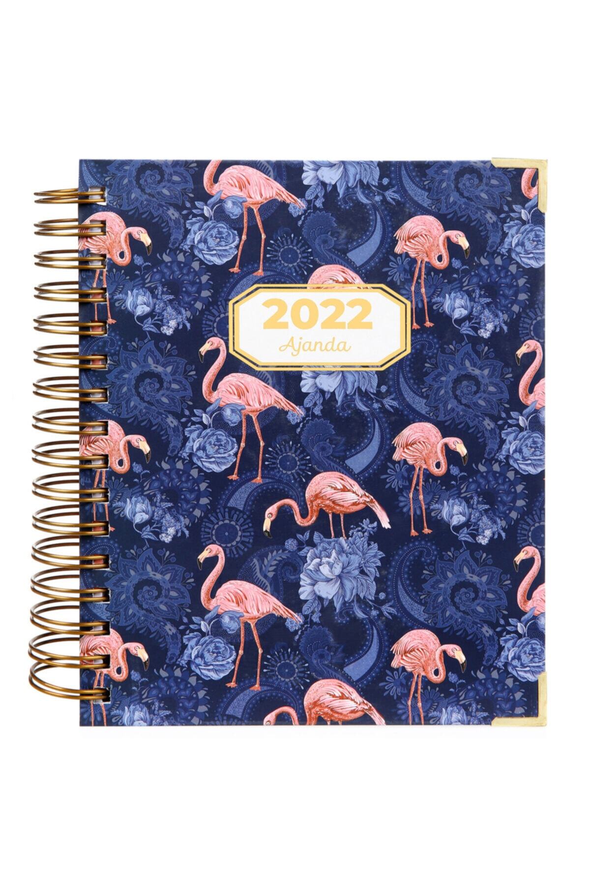 Fulique 2022 Tarihli Ajanda Flamingo 16,5 X 21,5 Cm