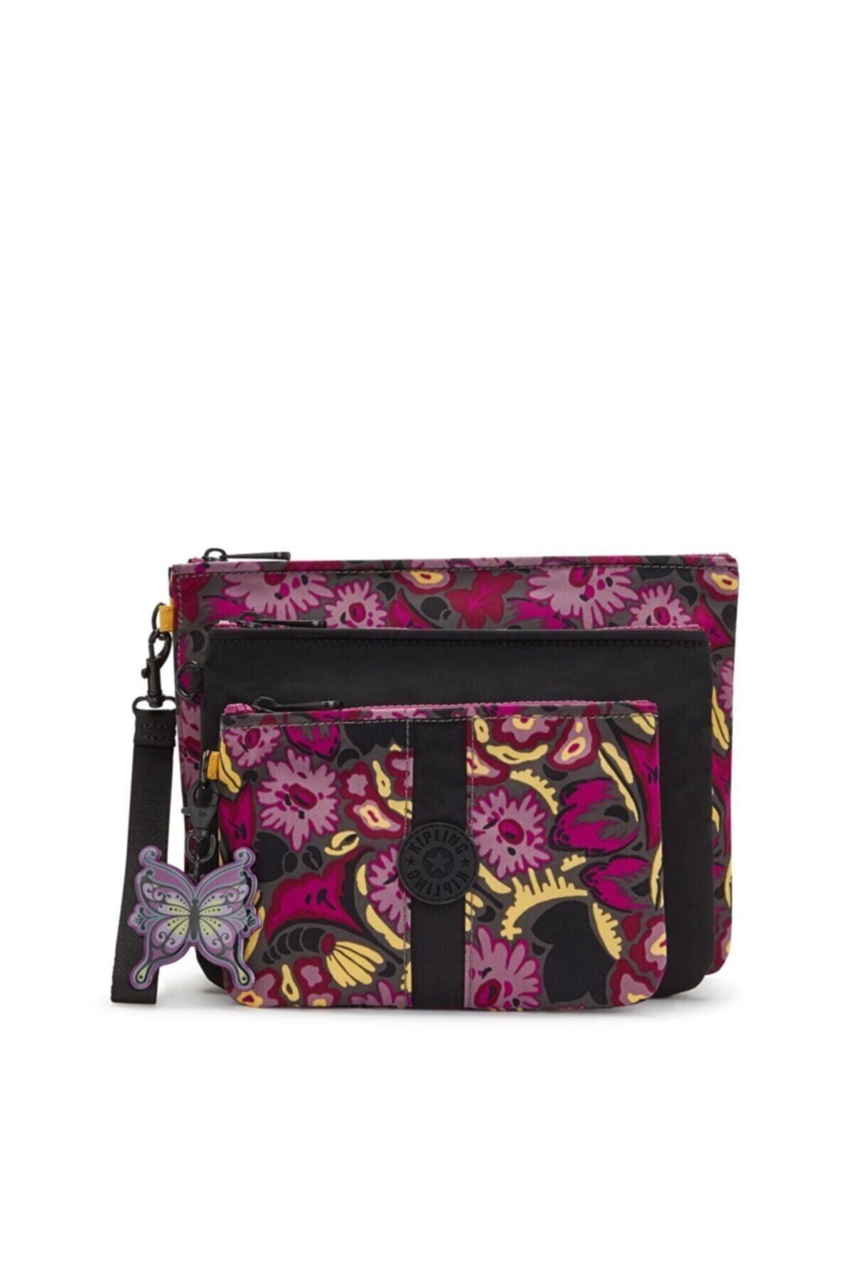 Kipling Kıplıng Iaka L Wristlet Üçlü Aksesuar Çantası