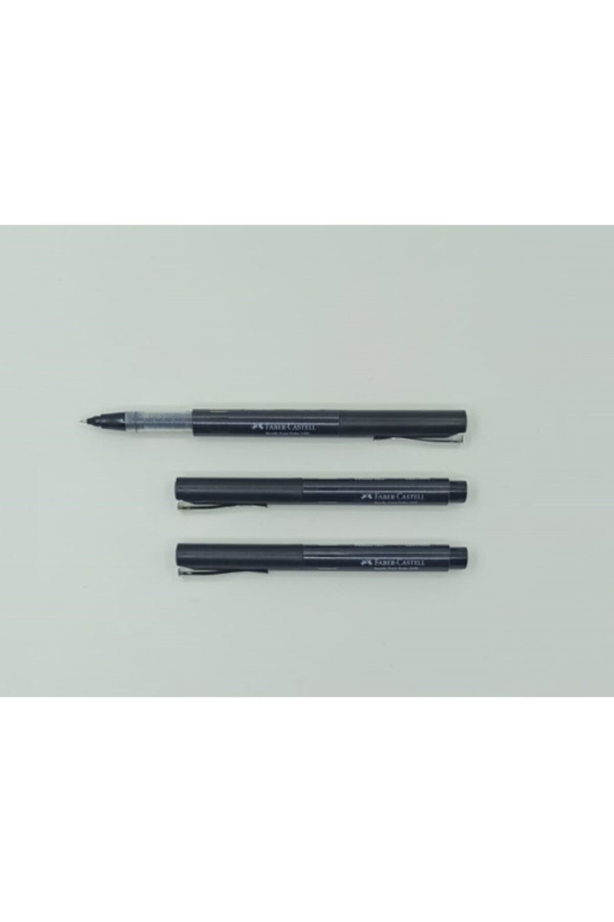 Faber Castel L Needle Point Roller 0.5mm Iğne Uçlu Kalem Siyah ( 3 Adet )
