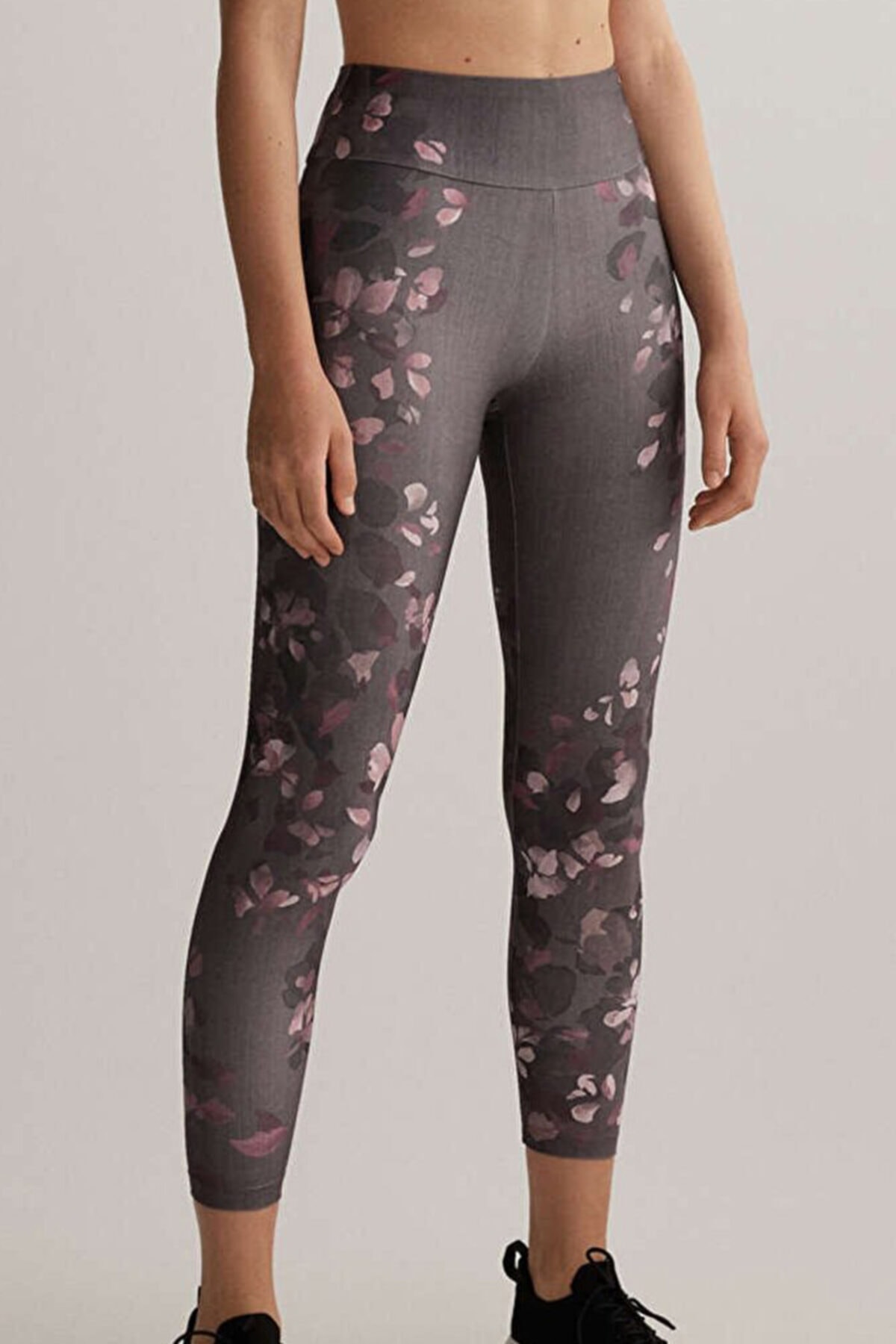 OSO Çiçek Desenli Leggings Tayt