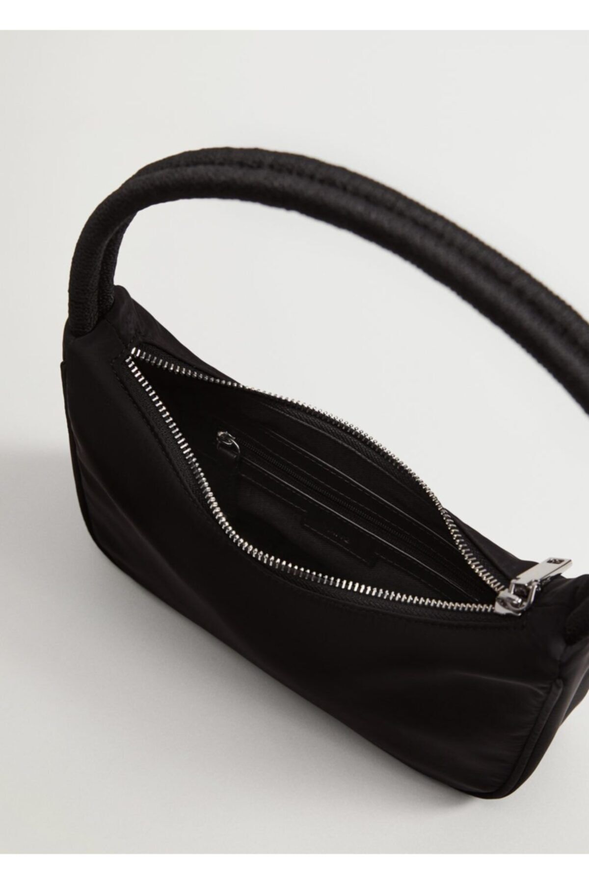 Mango baguette store bag black