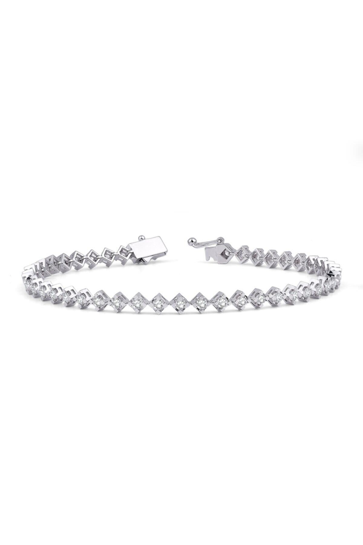 Yetkin Diamond Kadın  1.65 Karat Pırlanta Suyolu Bileklik