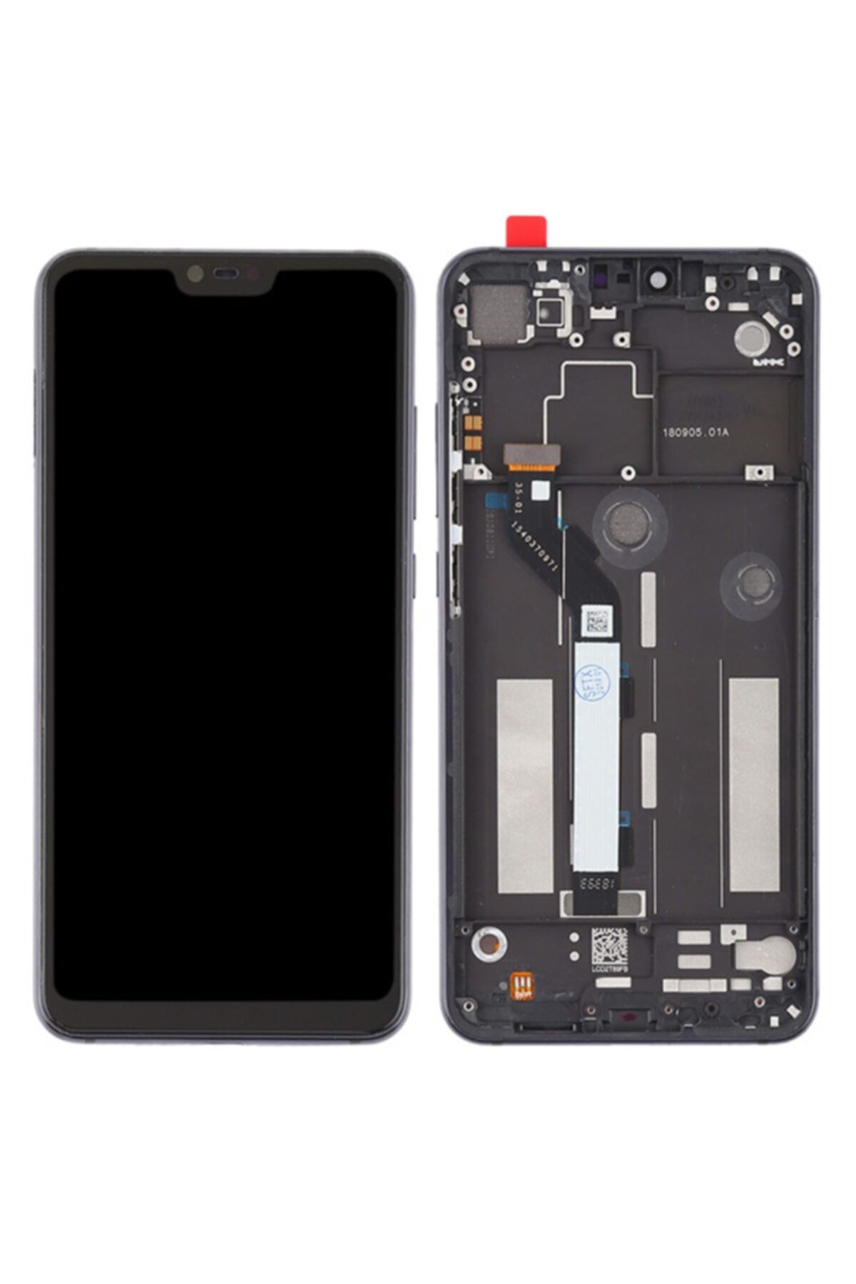 Ally Mobile Xiaomi Mi 8 Lite Uyumlu Lcd Ekran Dokunmatik Touch Çıtalı Full-siyah