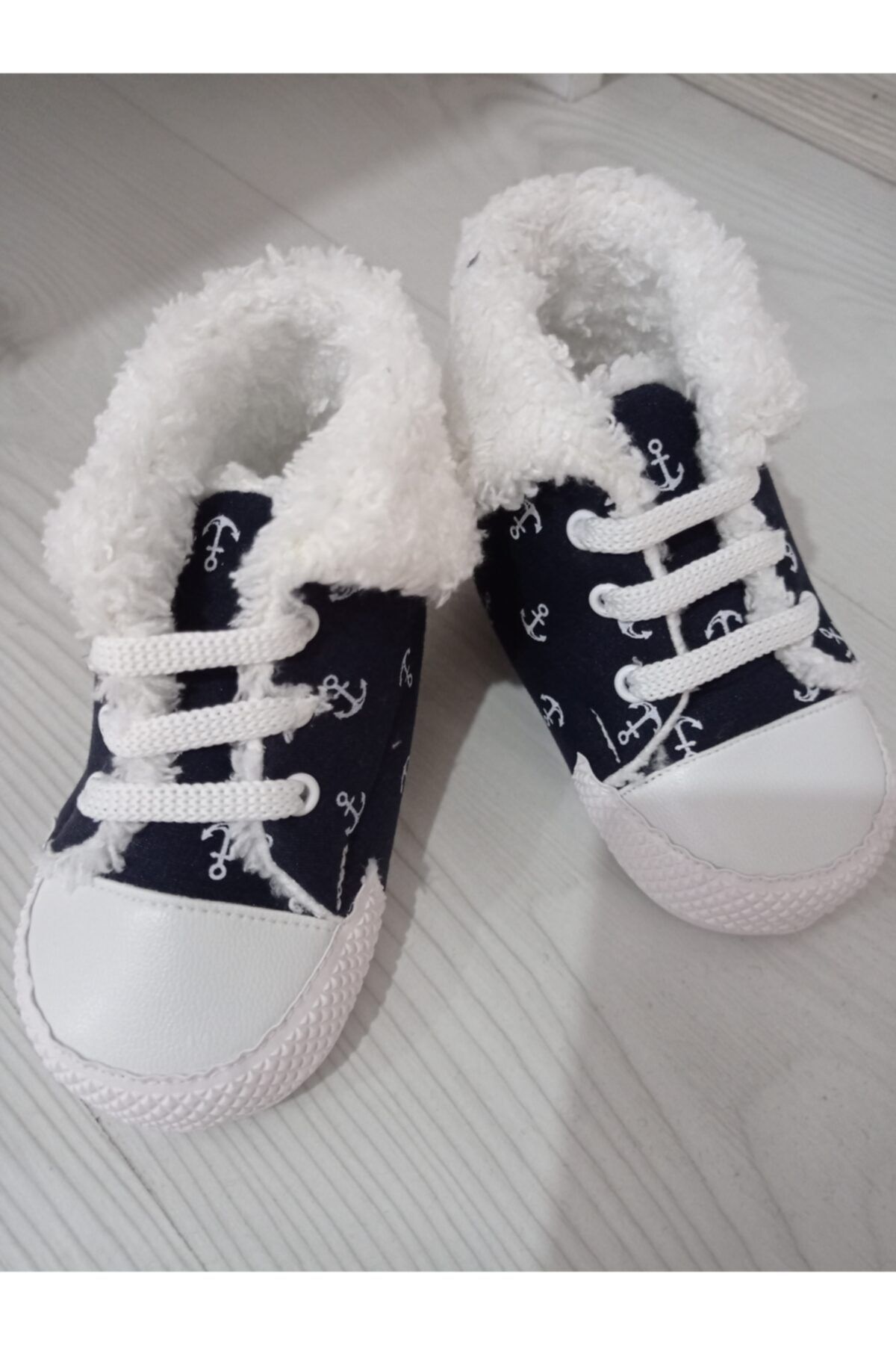 Bebiccino Çapa Desenli Bebek Lacivert Convers