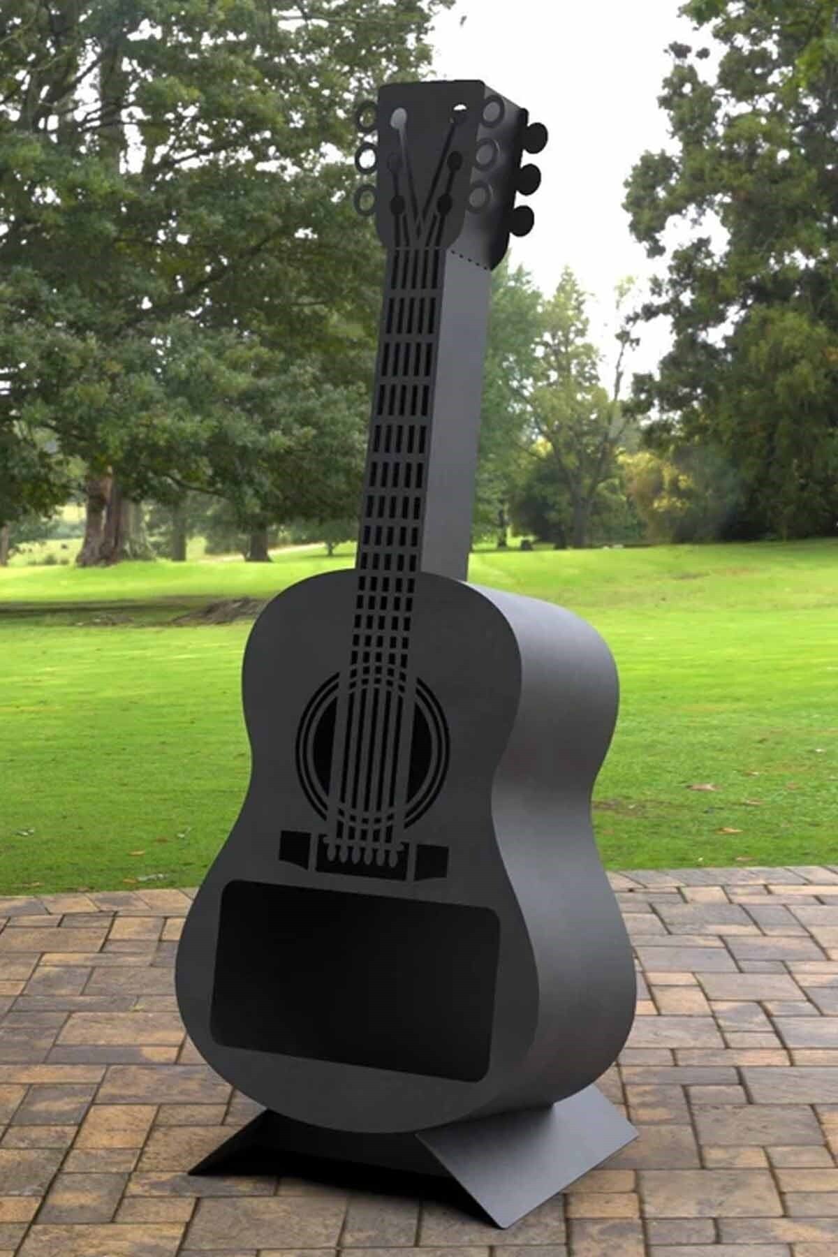 ZFR Gitar Açık Hava Bahçe Şöminesi Ateş Çukuru Özel Tasarım