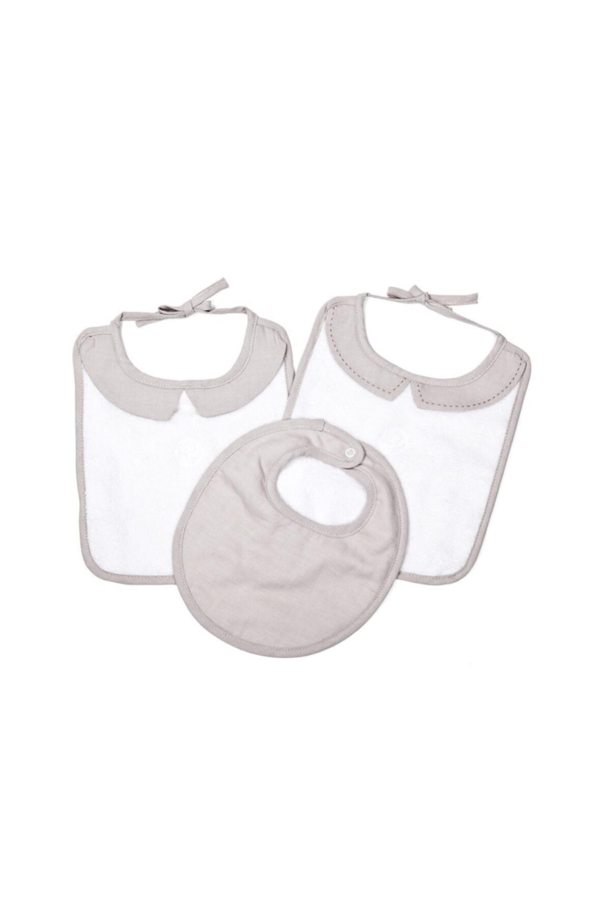 POETREE KIDS Oxford Taupe Önlük 3'lü Set