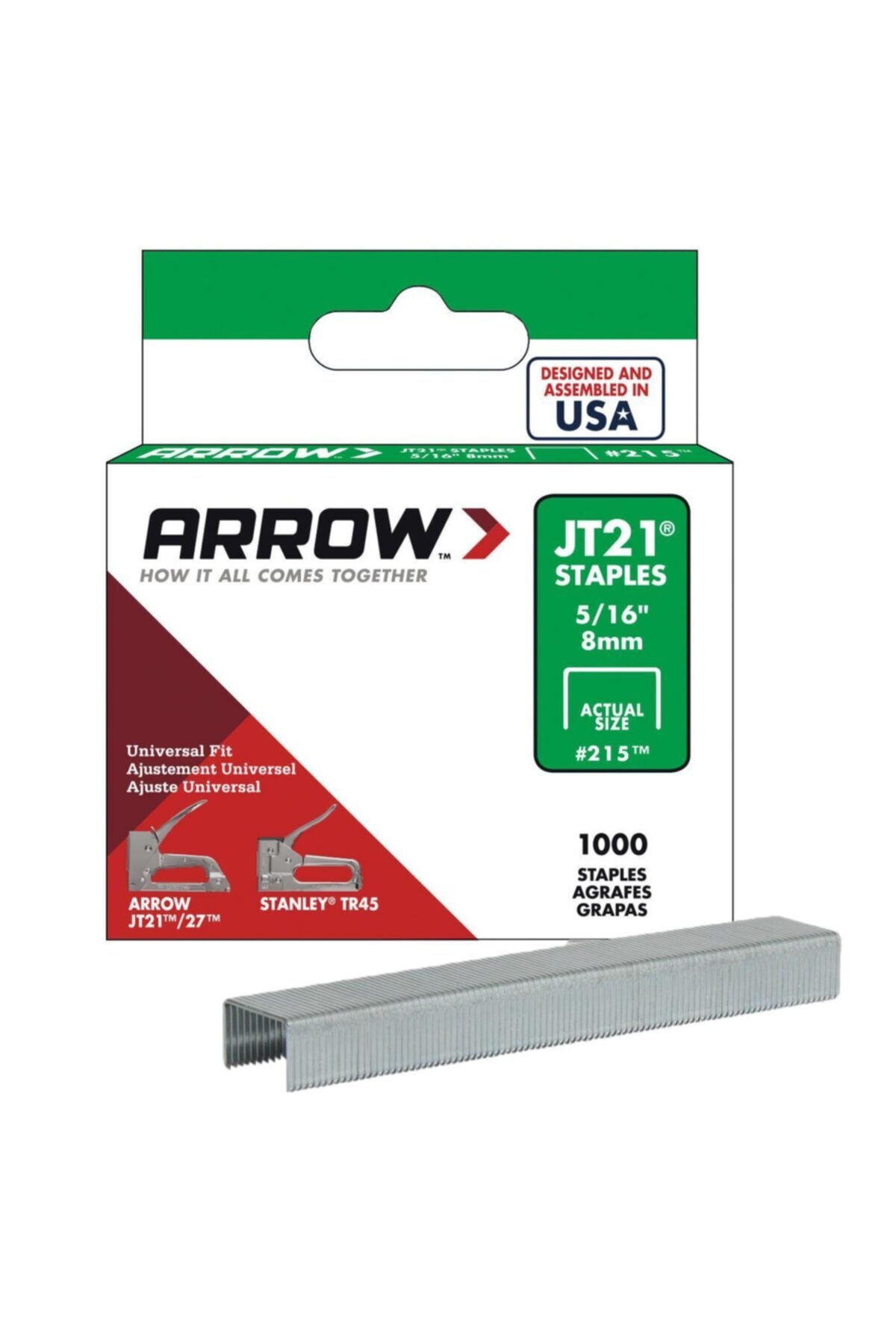 ARROW Ar215 8mm 1000 Adet Profesyonel Zımba Teli