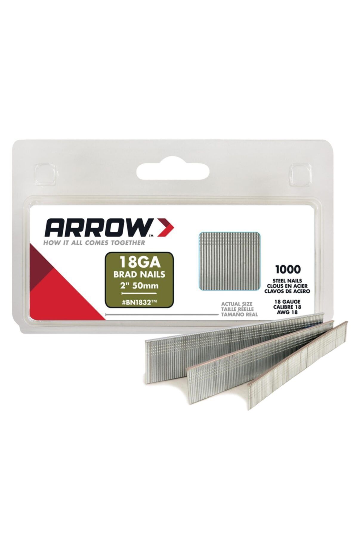 ARROW Bn1832 50mm 1000 Adet Profesyonel Kesik Başlı Çivi