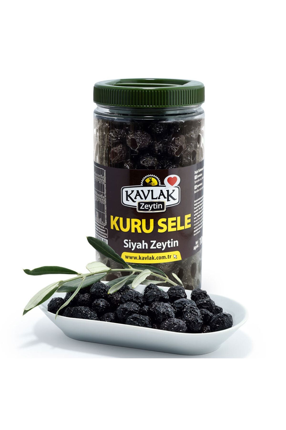 Kavlak Kuru Sele Siyah Zeytin 1 Kg (çok Az Tuzlu)