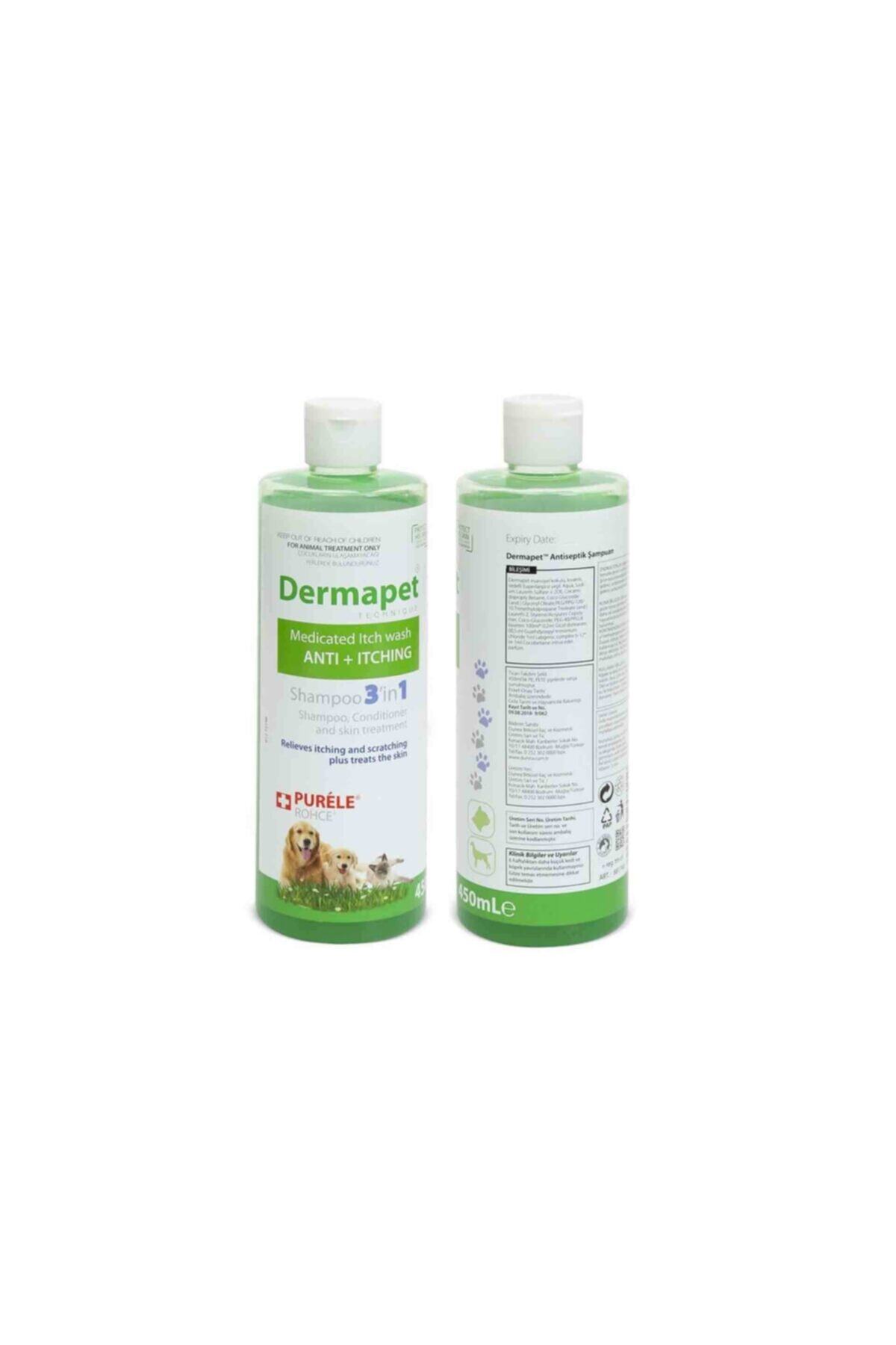Purele Dermapet Kedi Ve Köpek Için Dermatolojik Etkili Kremli Şampuan