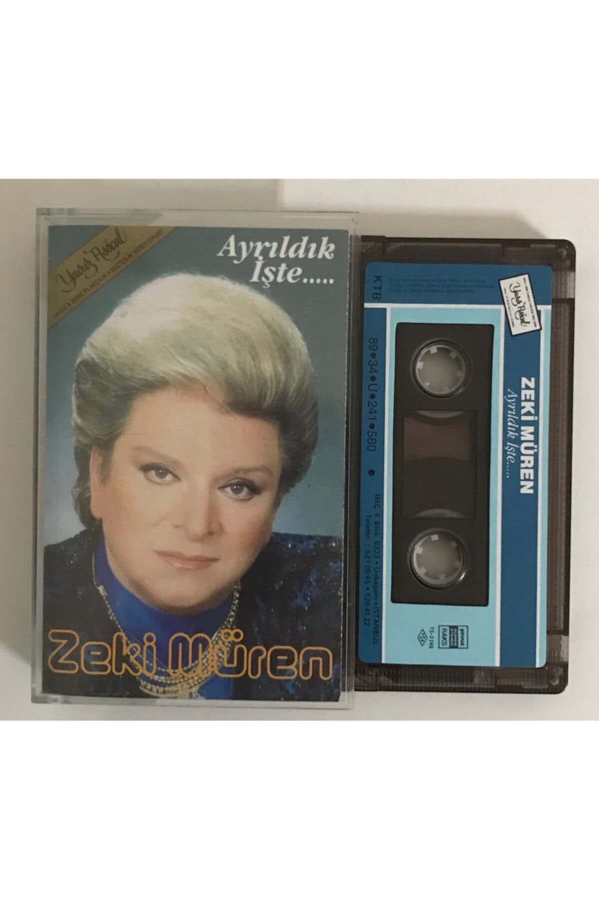 Plakevi İzmir Zeki Müren Ayrıldık Işte Kaset