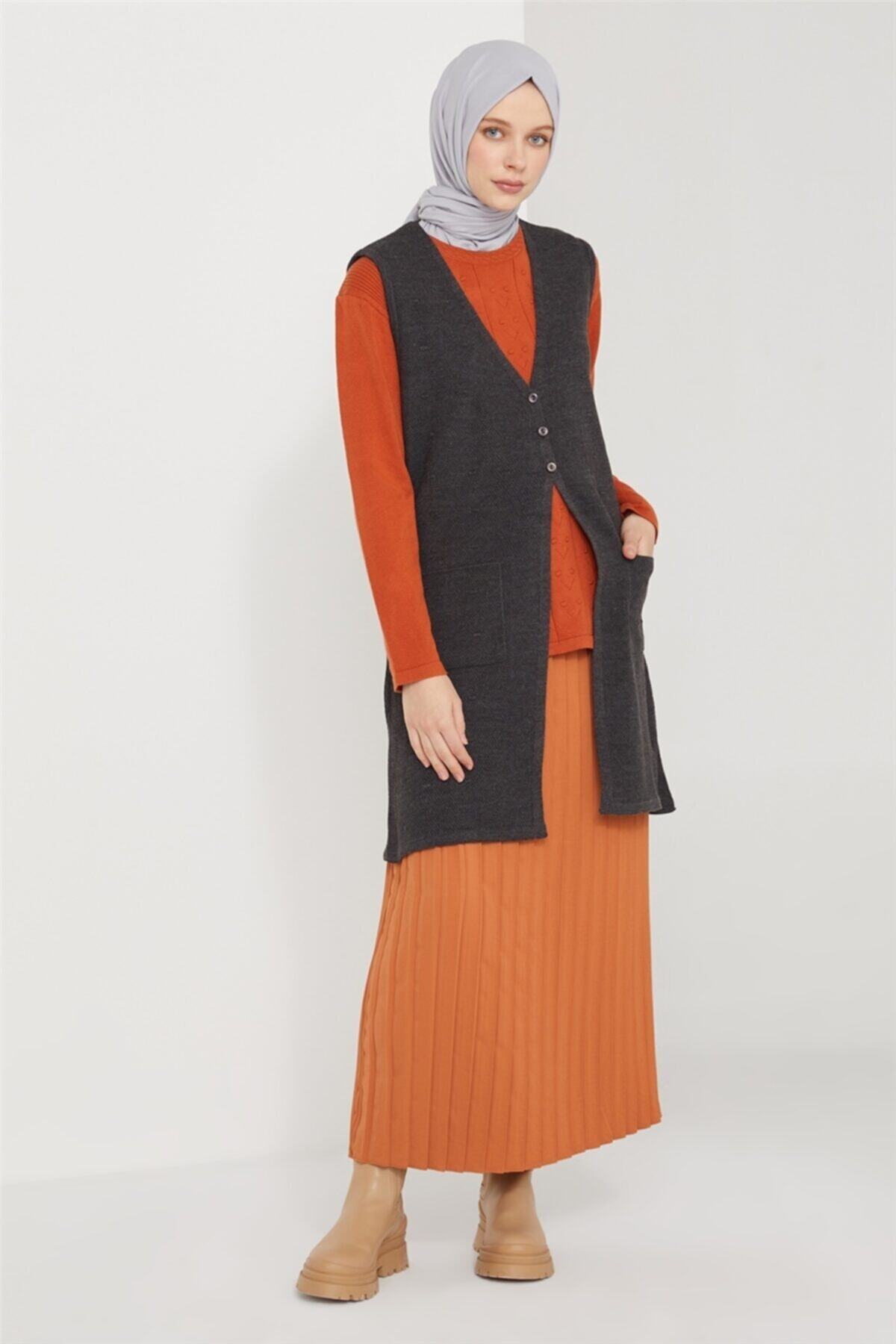 Armine Yelek 21kd9009 Antrasit