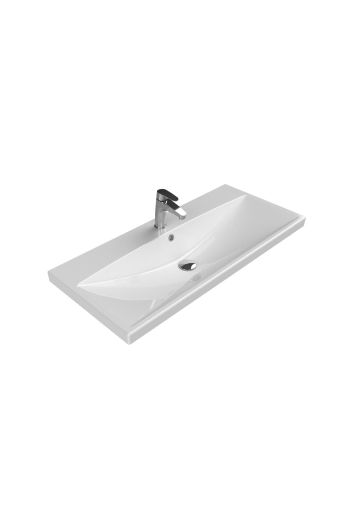 TURKUAZSERAMİK Cerastyle Elite 100 X 45 Cm Etajer Uyumlu Lavabo