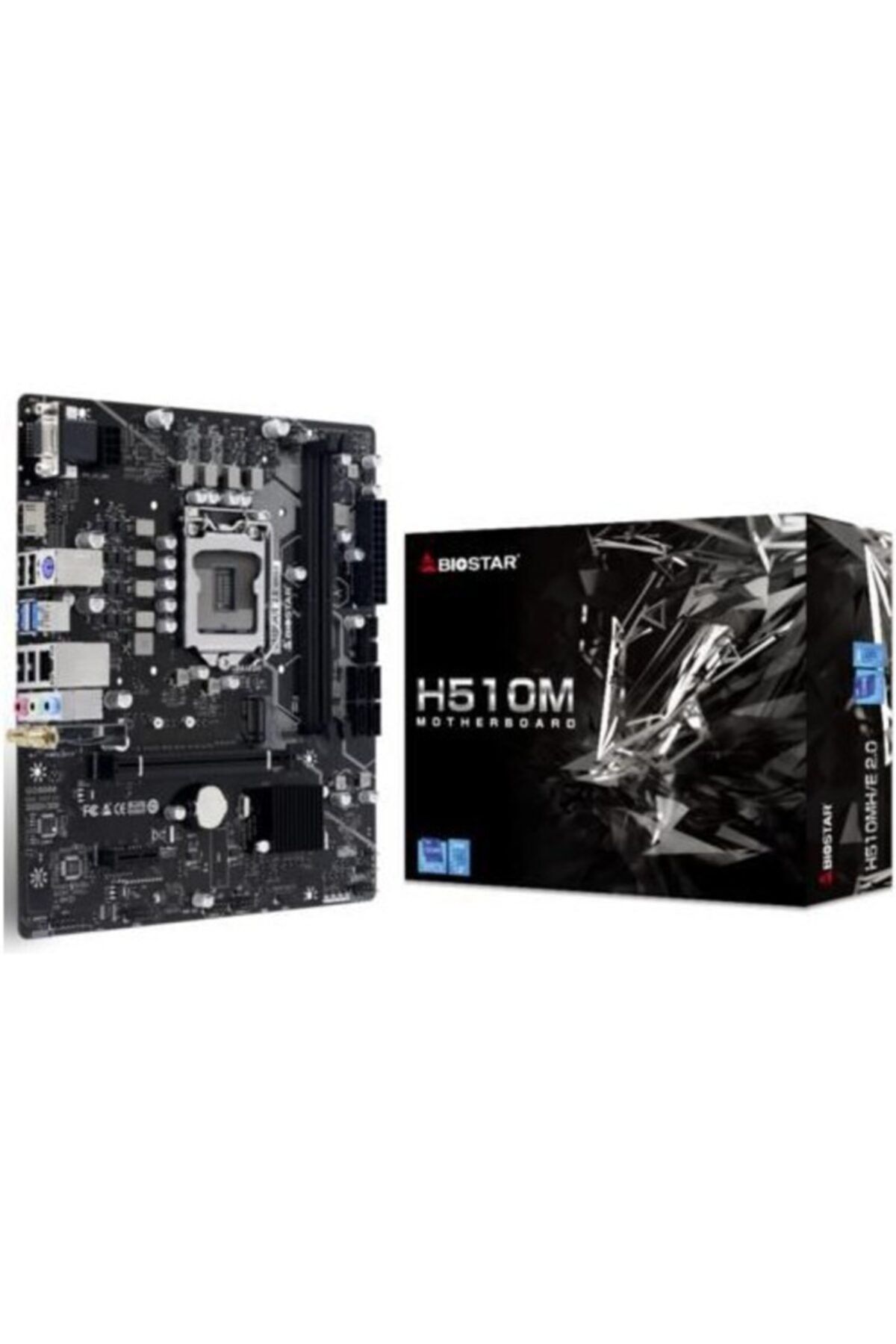 Biostar Anakart Bıostar H510mh/e 2.0 Ddr4 3200mhz M.2 Hdmı Vga Glan Max 1200p (11.nesil)