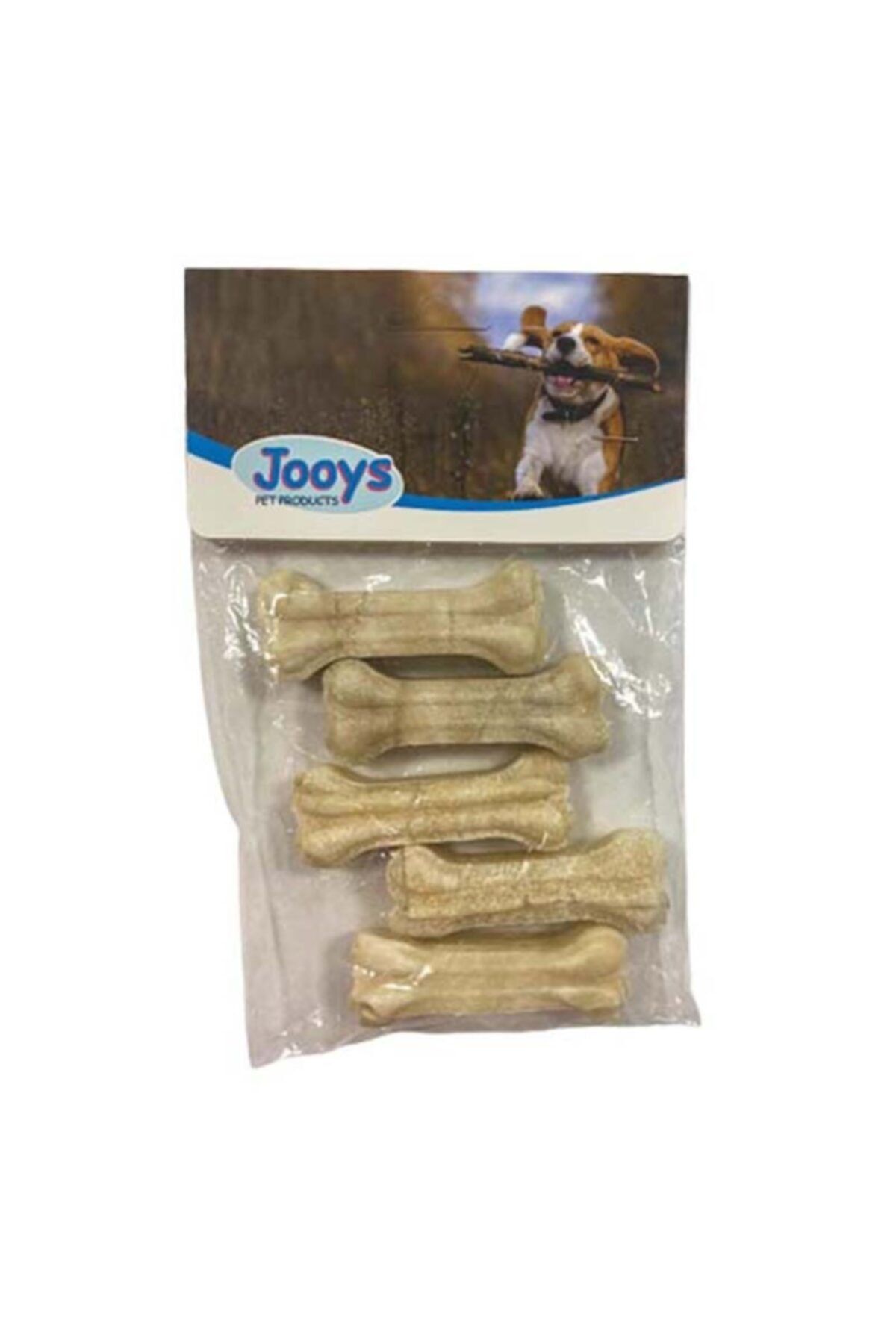 Jooys 8 Cm 5'li Beyaz Deri Kemik Beşli