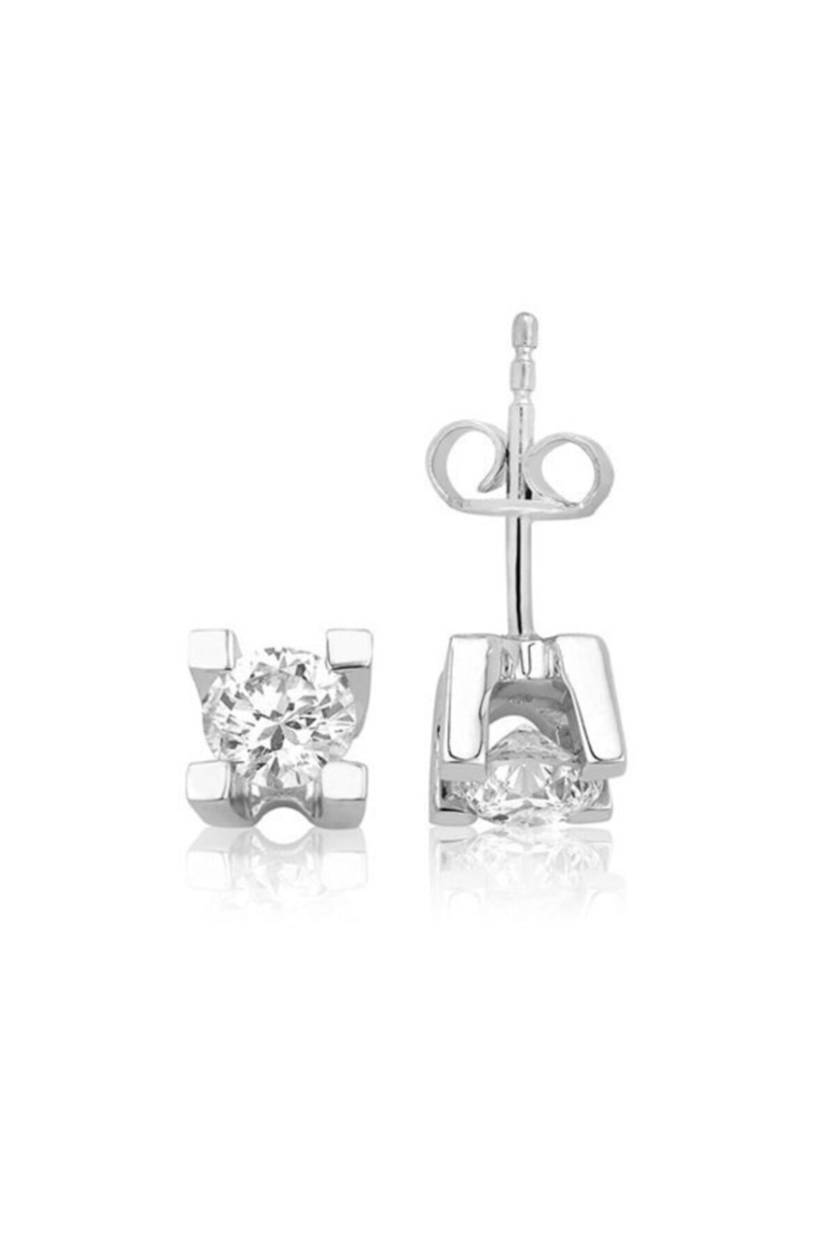 Yetkin Diamond 0.40 Karat Pırlanta Tektaş Küpe