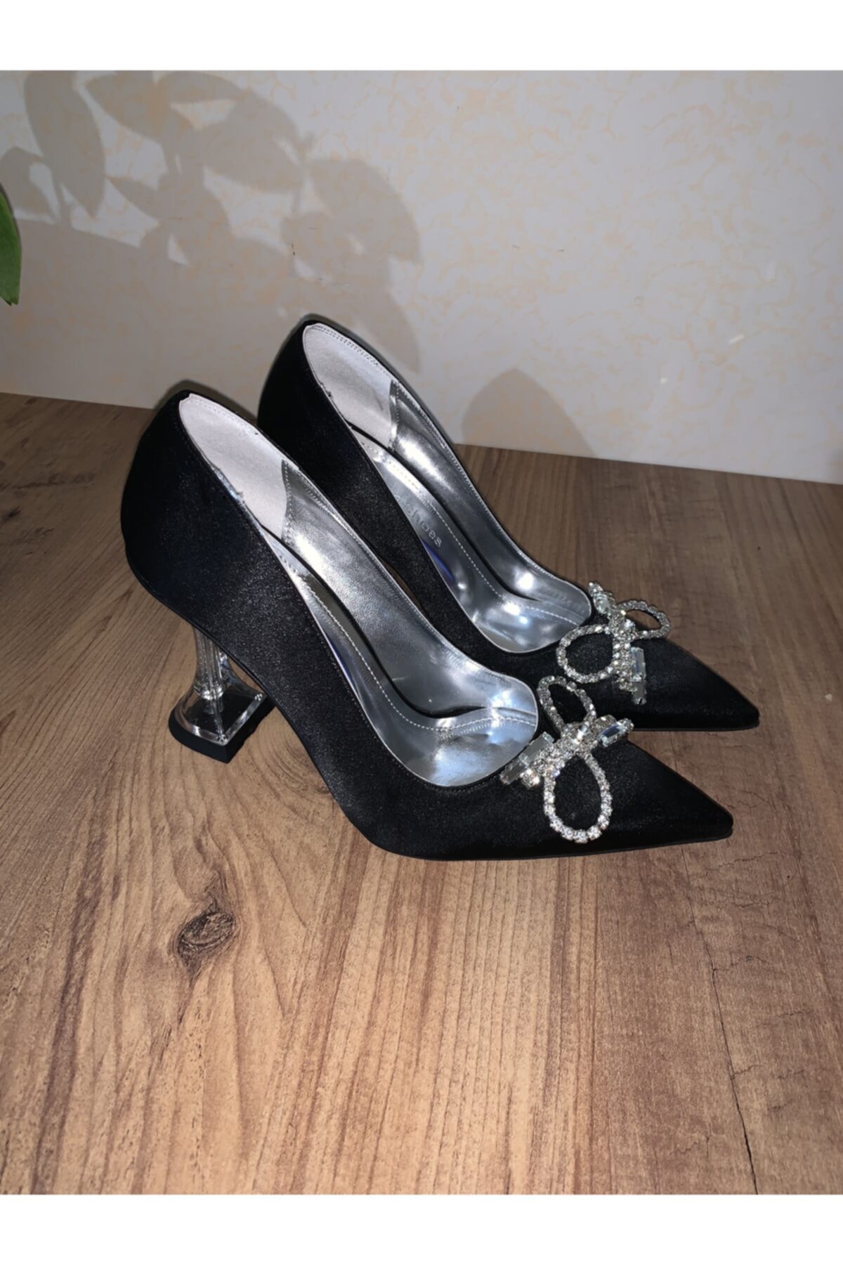 VEGA Shoes Klasik Stiletto Şeffaf Topuk