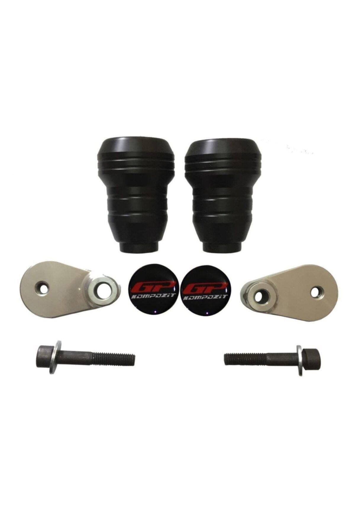 GP KOMPOZİT Yamaha R6 2008-2016 Uyumlu Motor Koruma Takozu Siyah