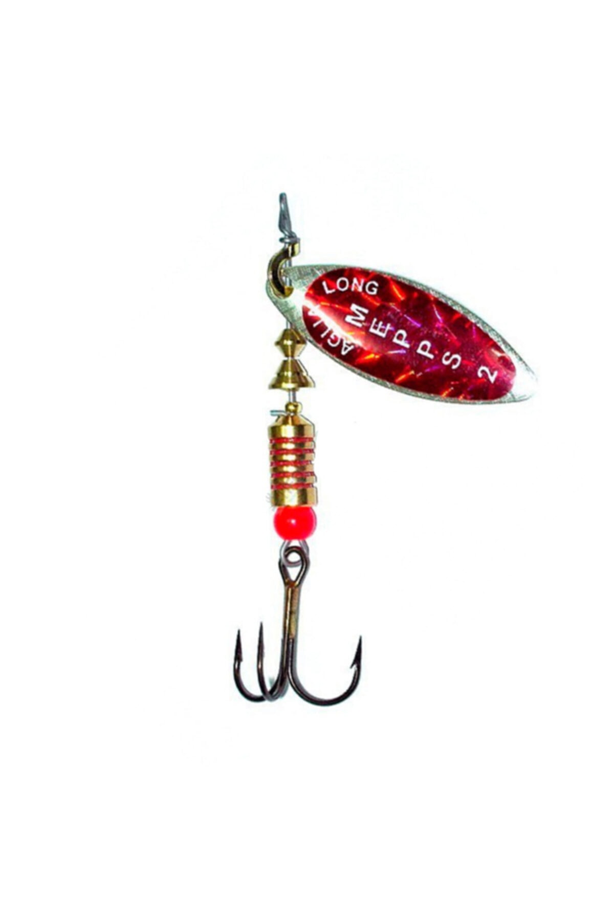 elifeoutdoor Mepps Aglia Long Redbo Gümüş-kırmızı Söğüt No:2